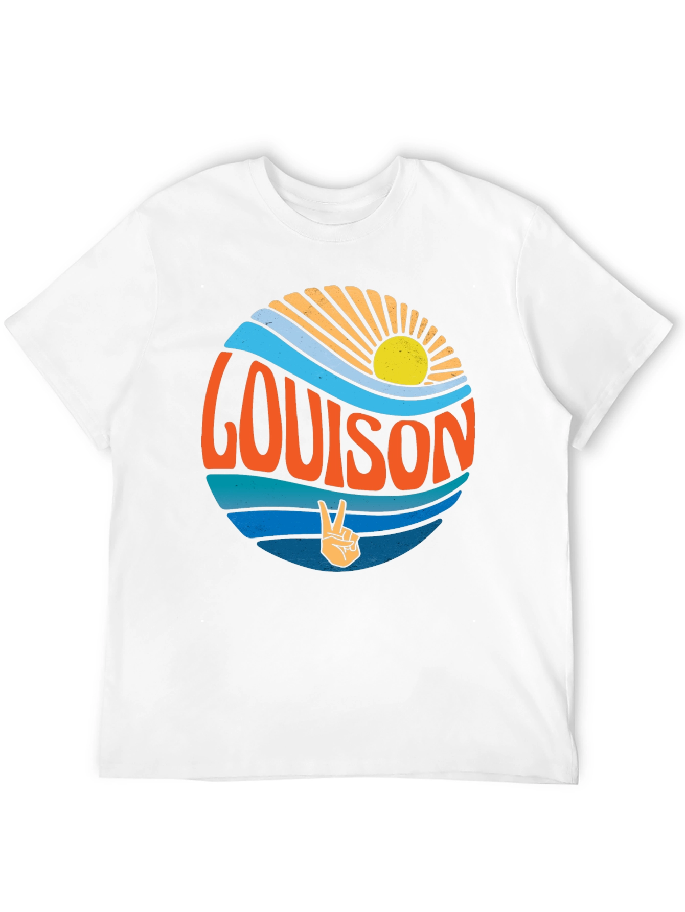 Louis On Retro Style Graphic T-Shirt
