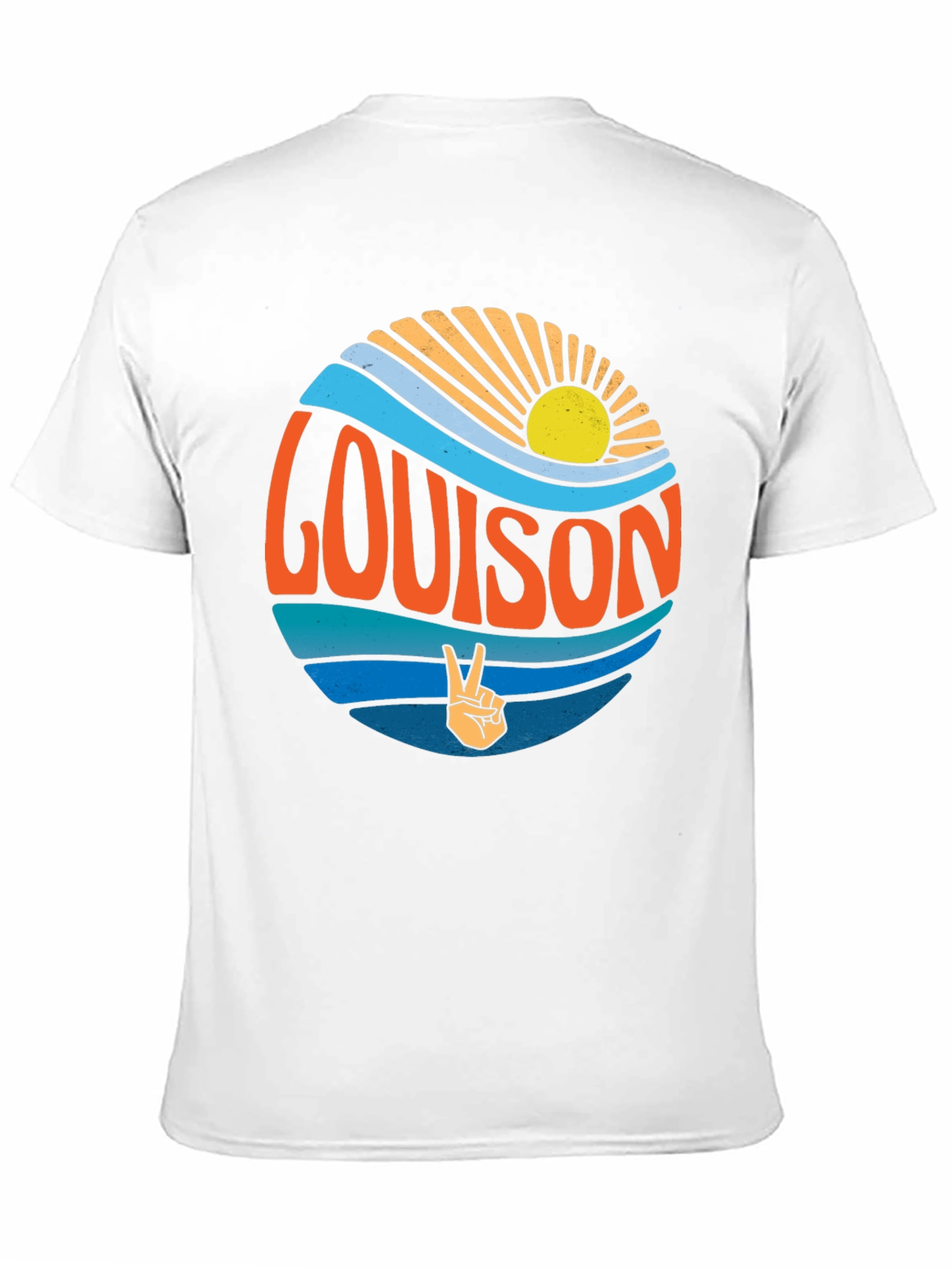 Louis On Retro Style Graphic T-Shirt