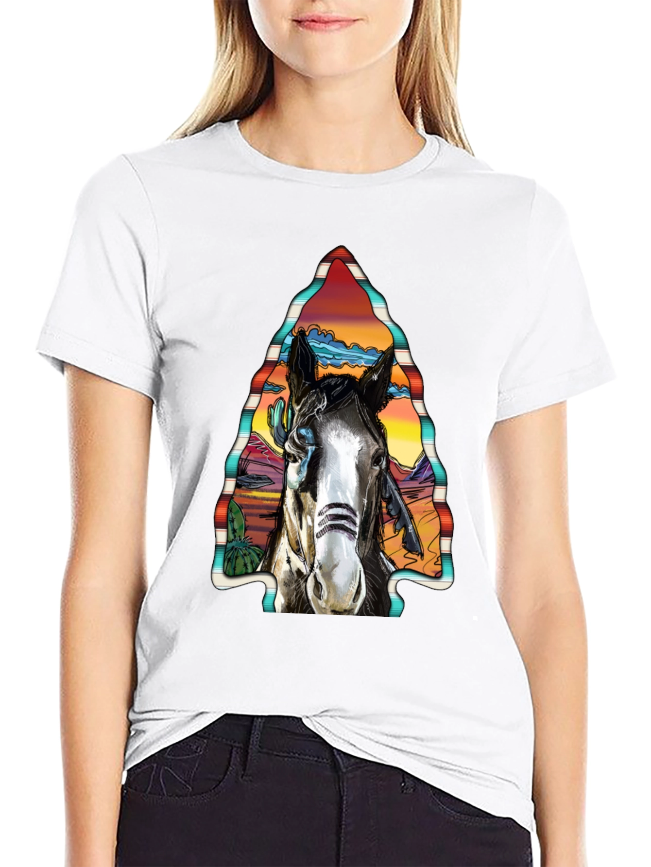 Horse Graphic Tee - Western Style
