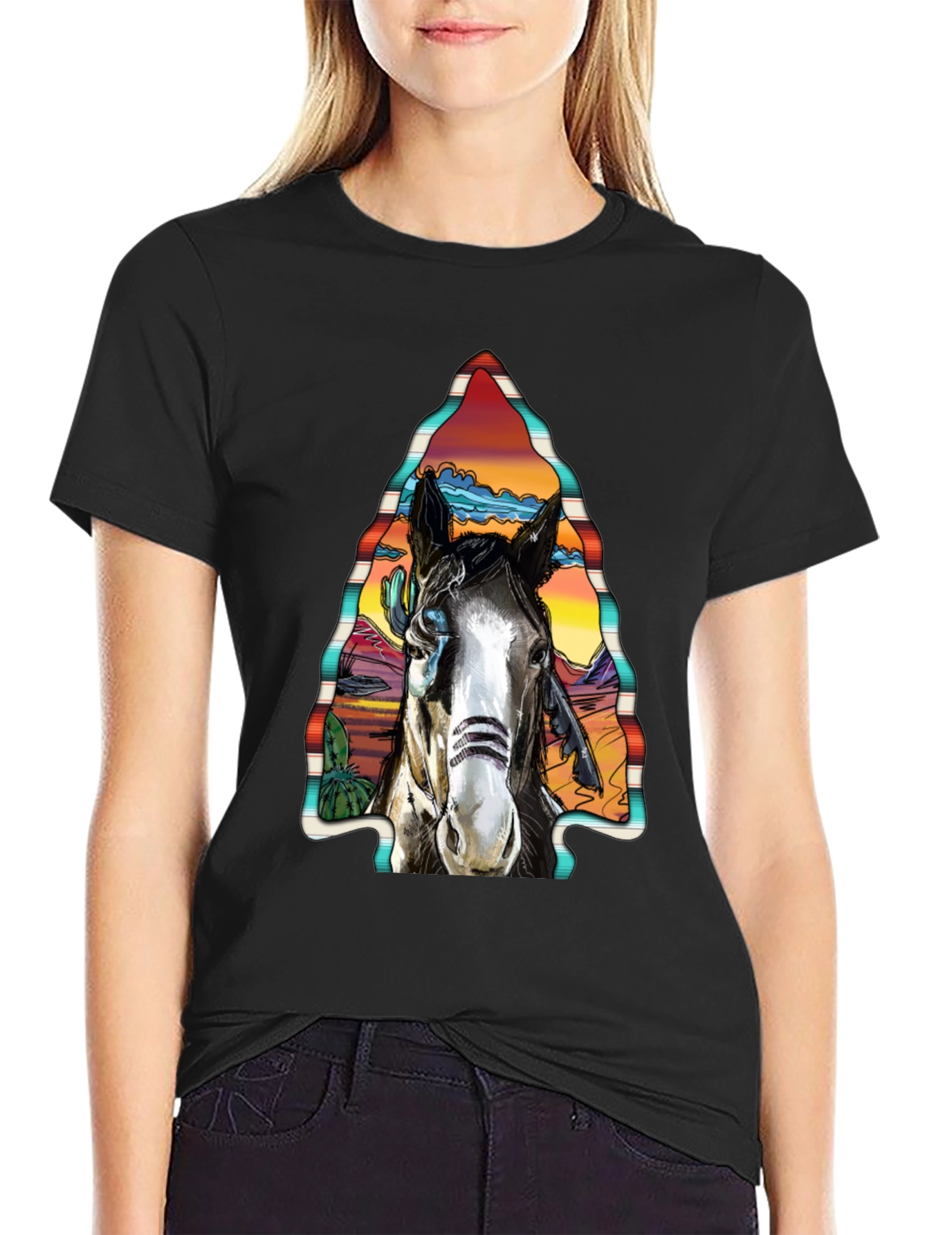 Horse Graphic Tee - Western Style