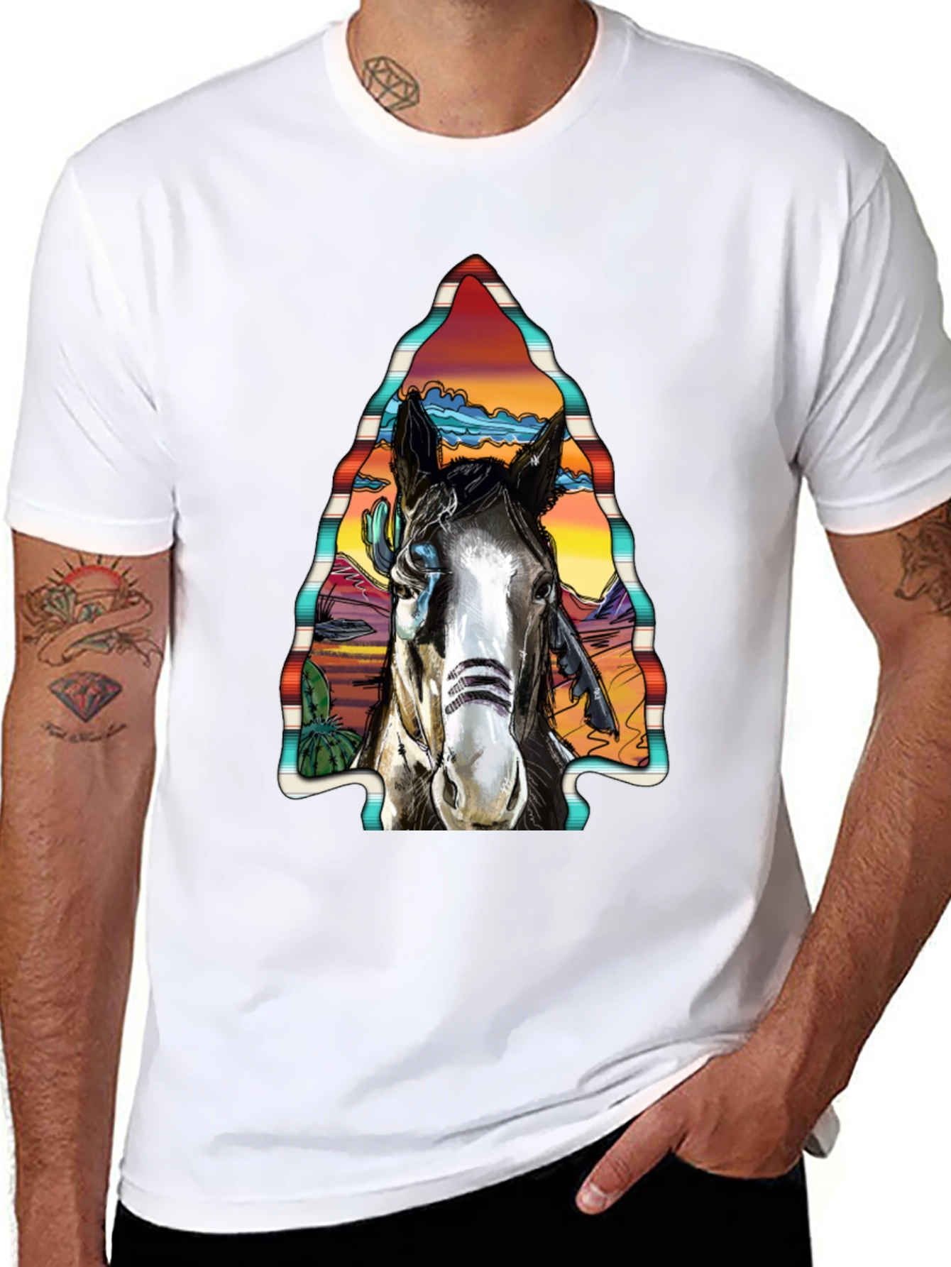 Horse Graphic Tee - Western Style