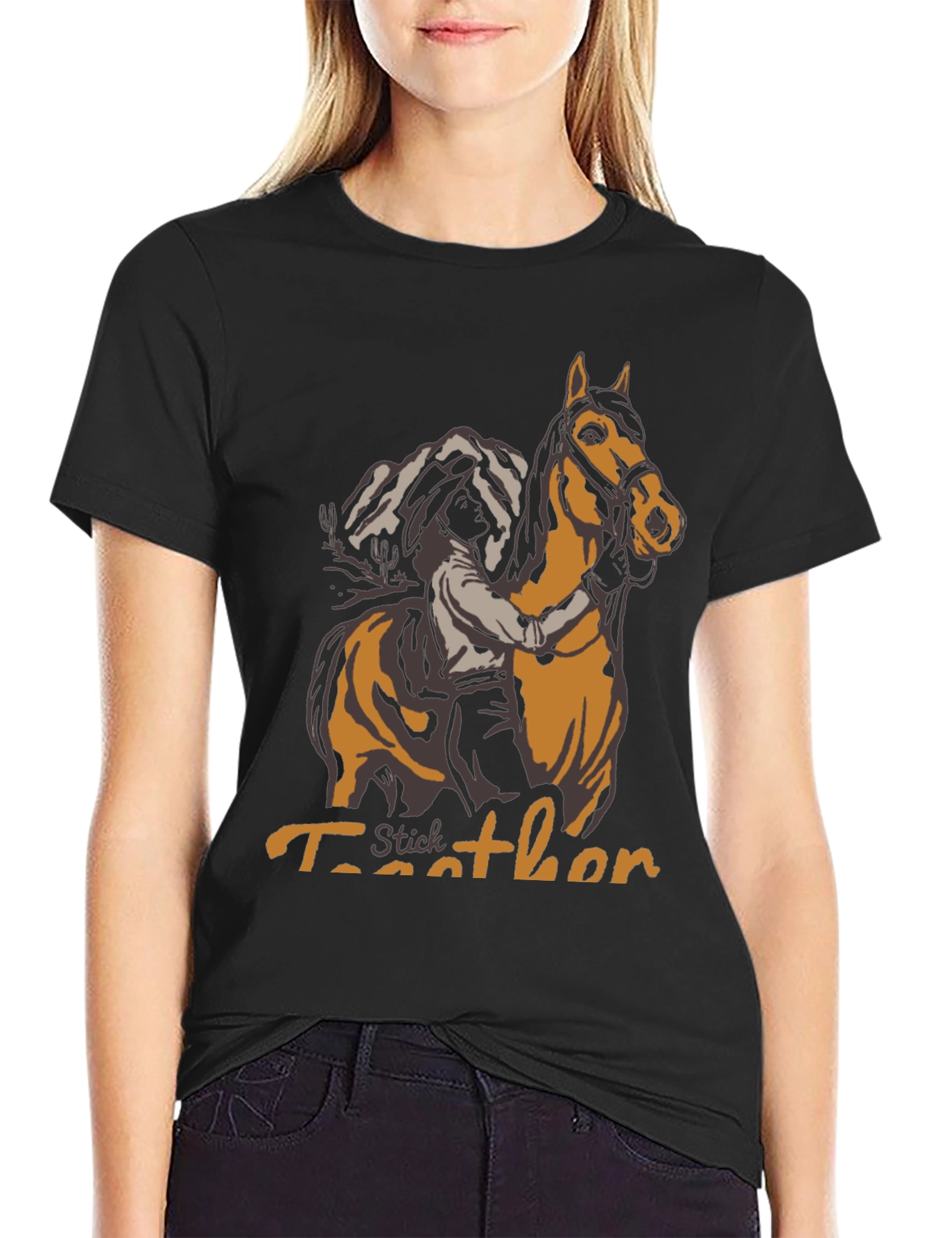 Stick Together Horse T-Shirt