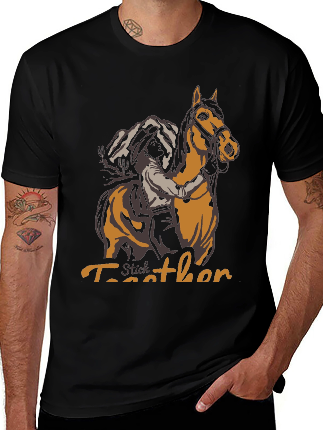 Stick Together Horse T-Shirt