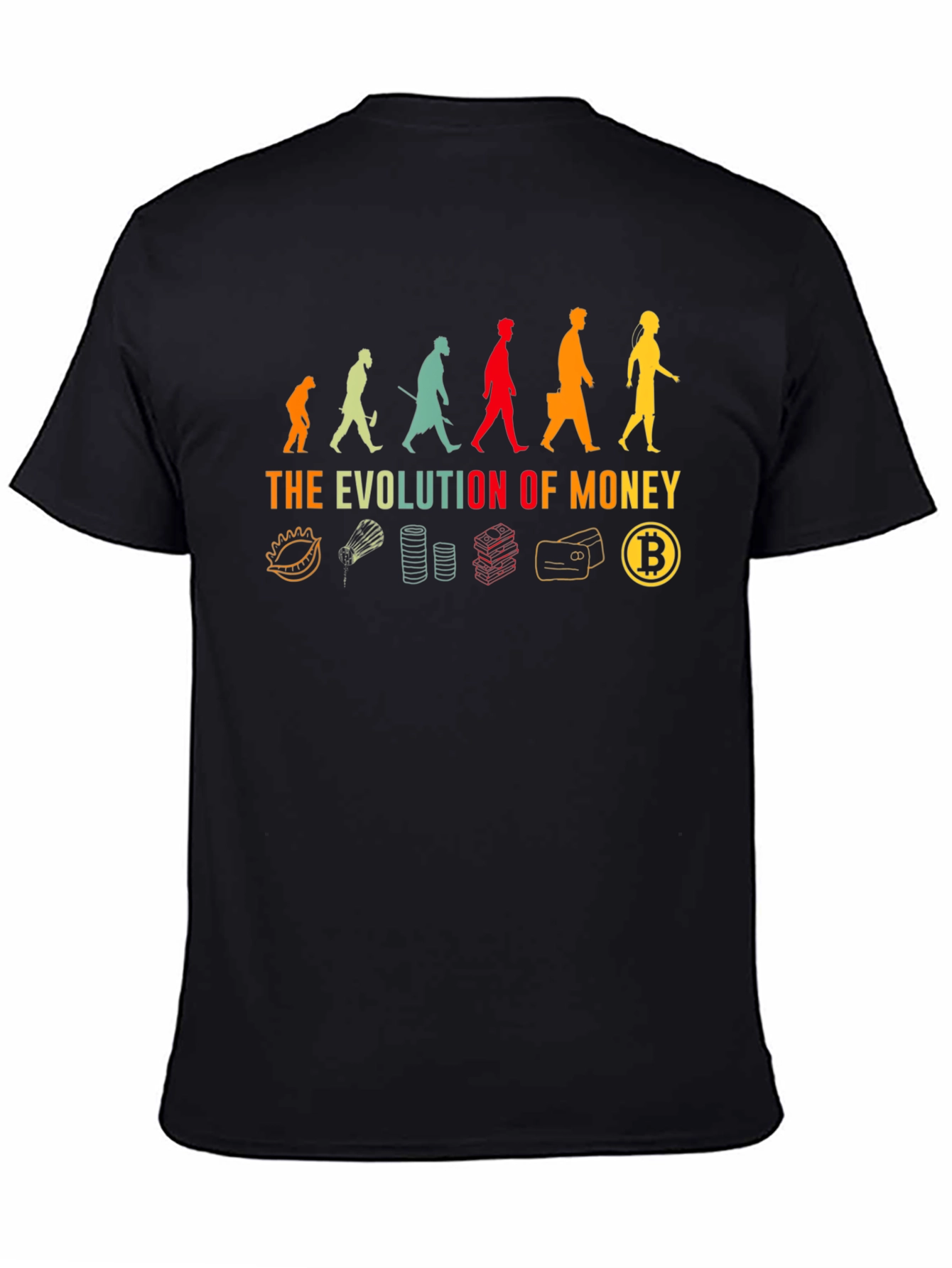 Evolution of Money Bitcoin T-Shirt