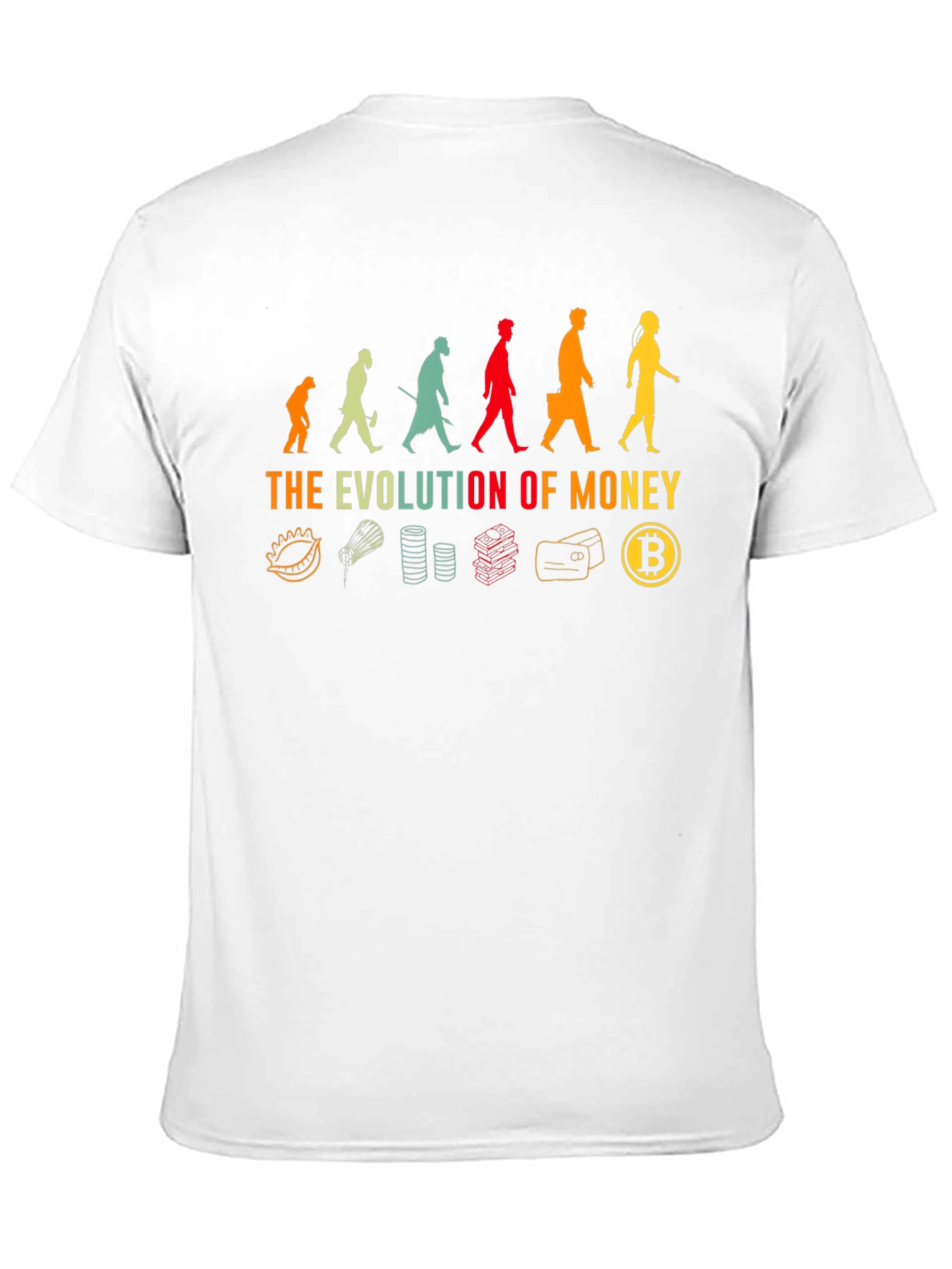 Evolution of Money Bitcoin T-Shirt