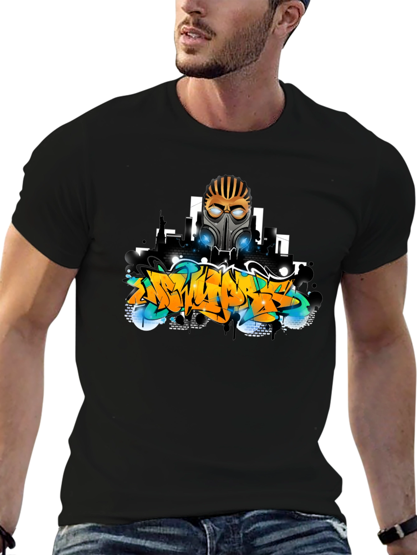 Urban Graffiti T-Shirt: Street Art Style Tee