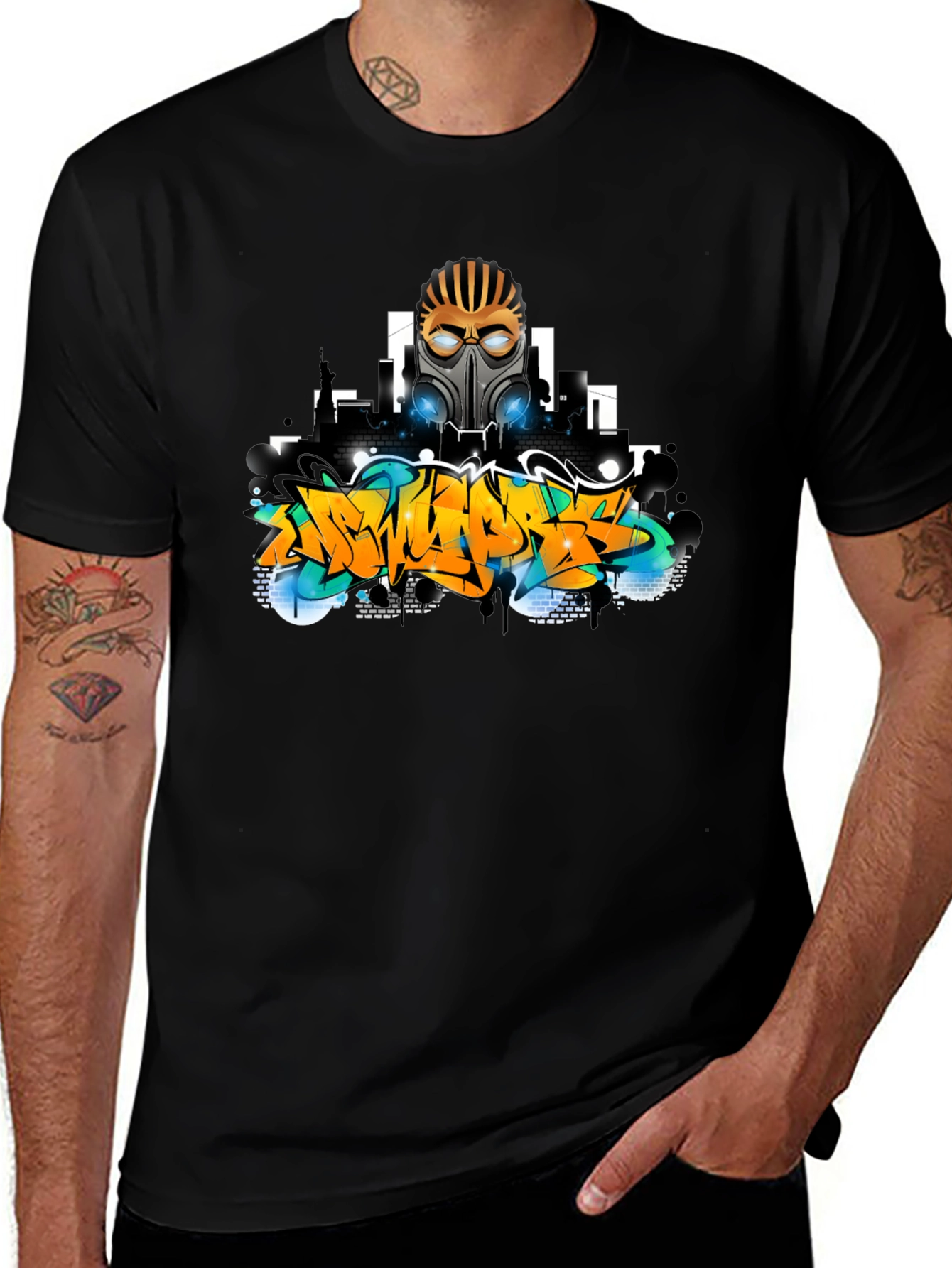 Urban Graffiti T-Shirt: Street Art Style Tee