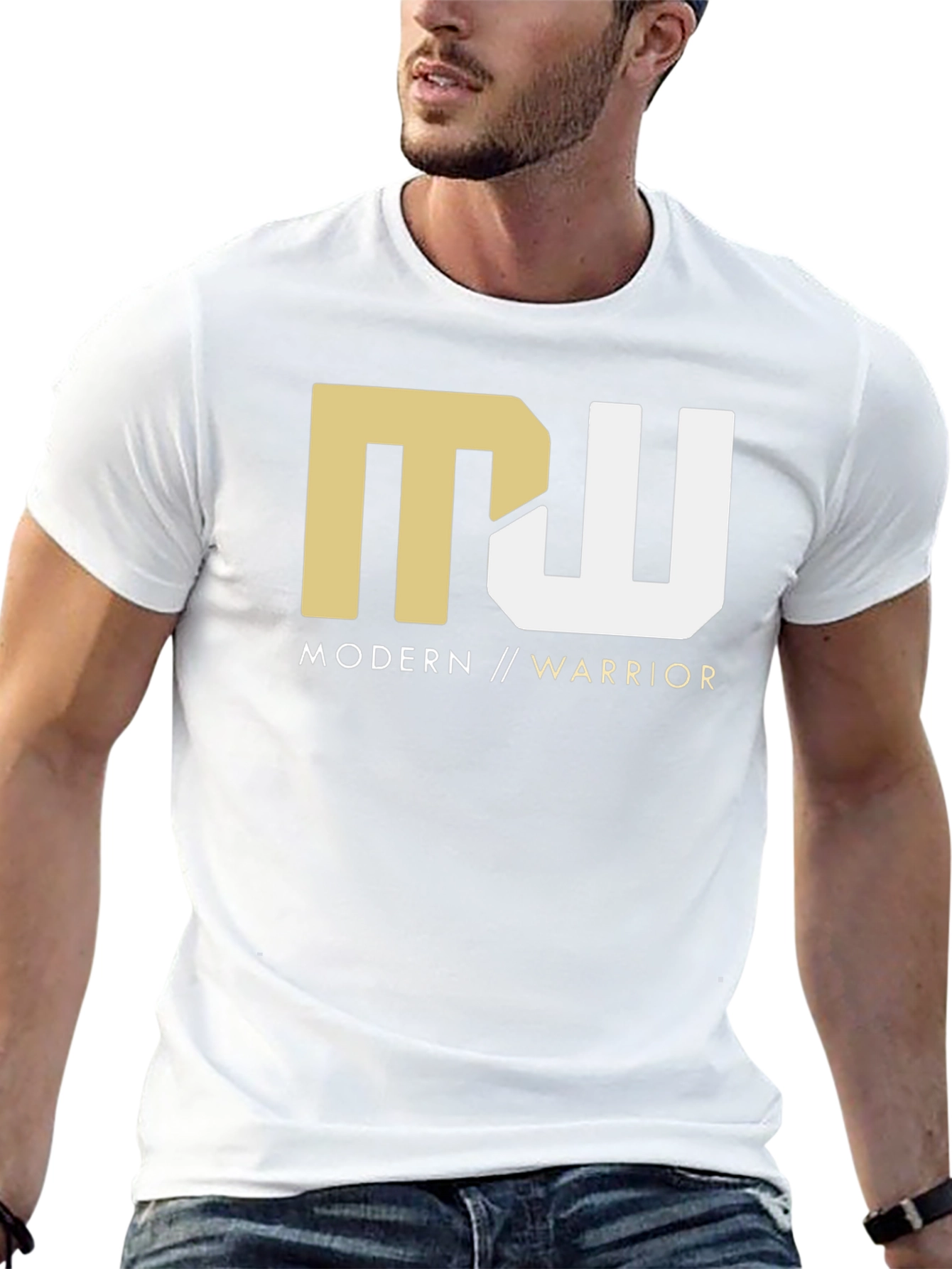 Modern Warrior Graphic Tee - Black
