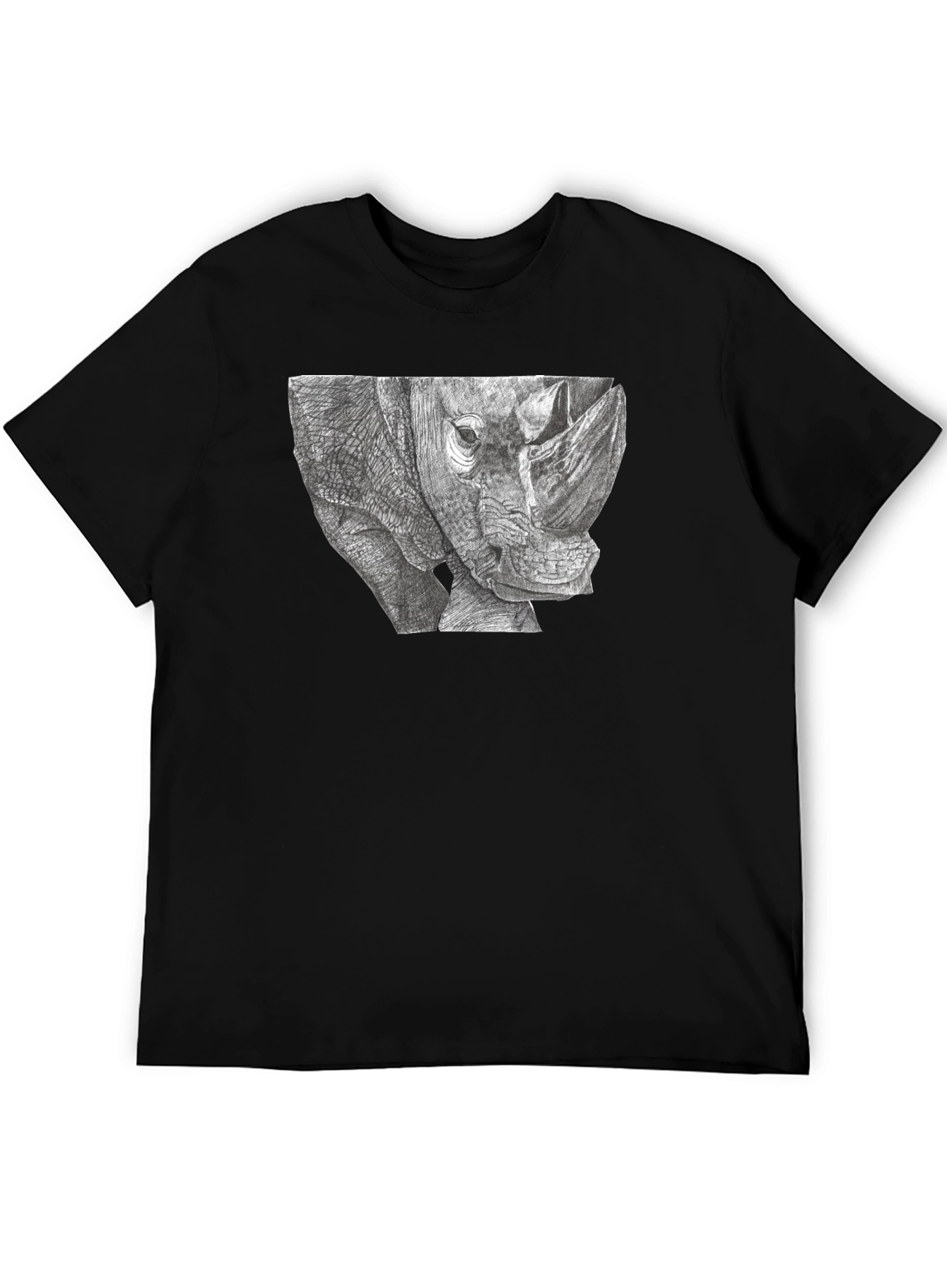 Rhino Graphic T-Shirt - Unique Animal Tee