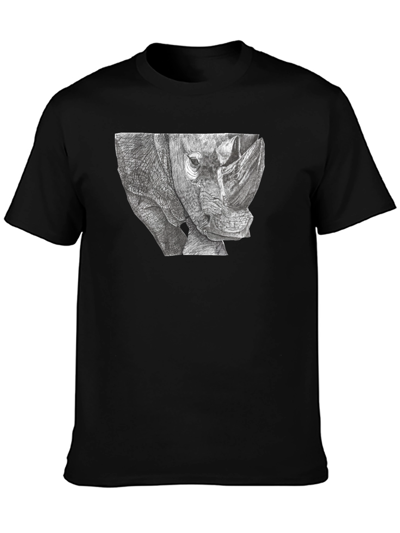 Rhino Graphic T-Shirt - Unique Animal Tee