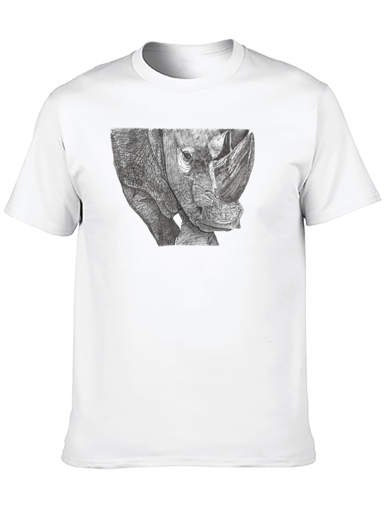 Rhino Graphic T-Shirt - Unique Animal Tee