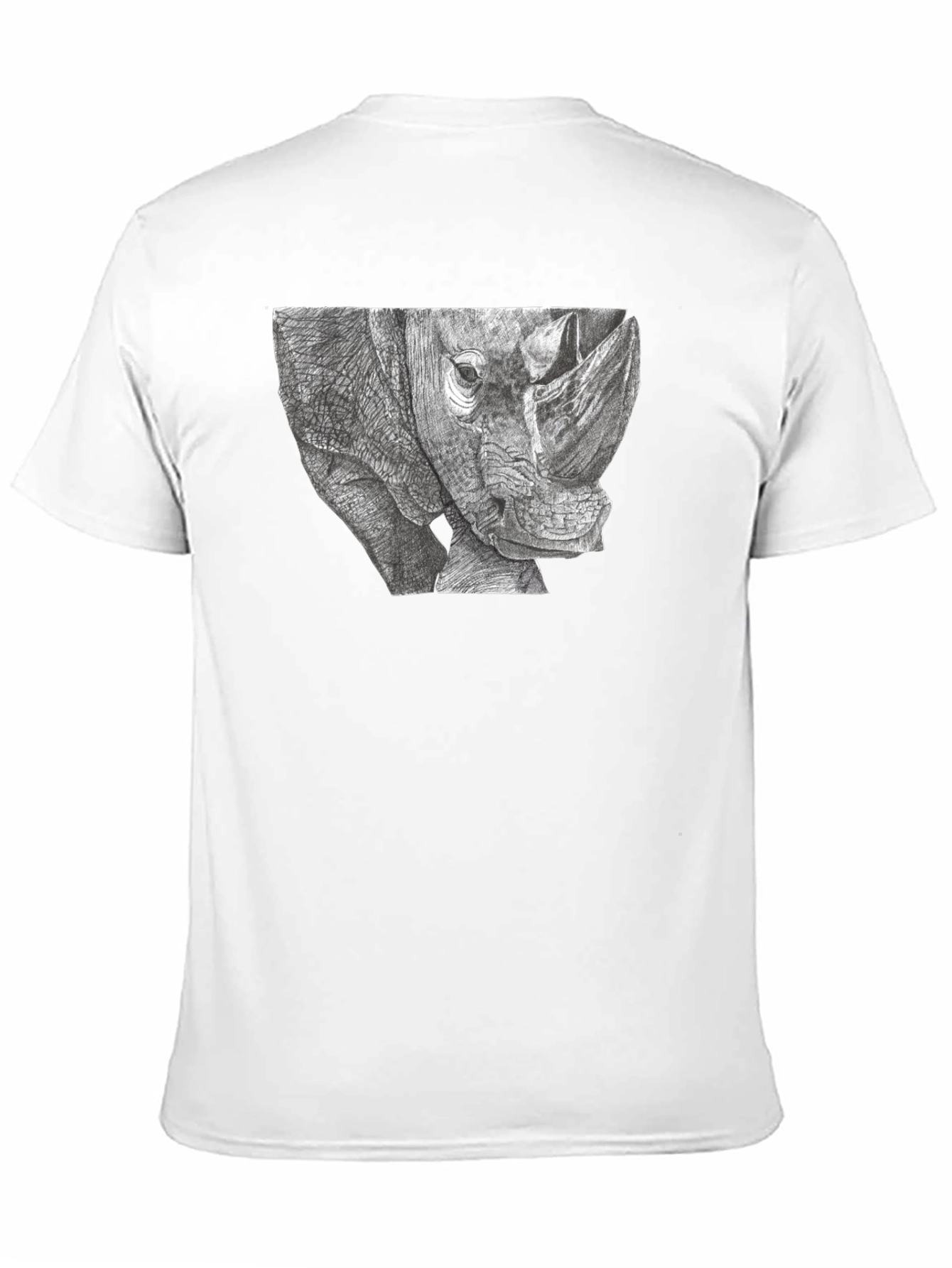 Rhino Graphic T-Shirt - Unique Animal Tee