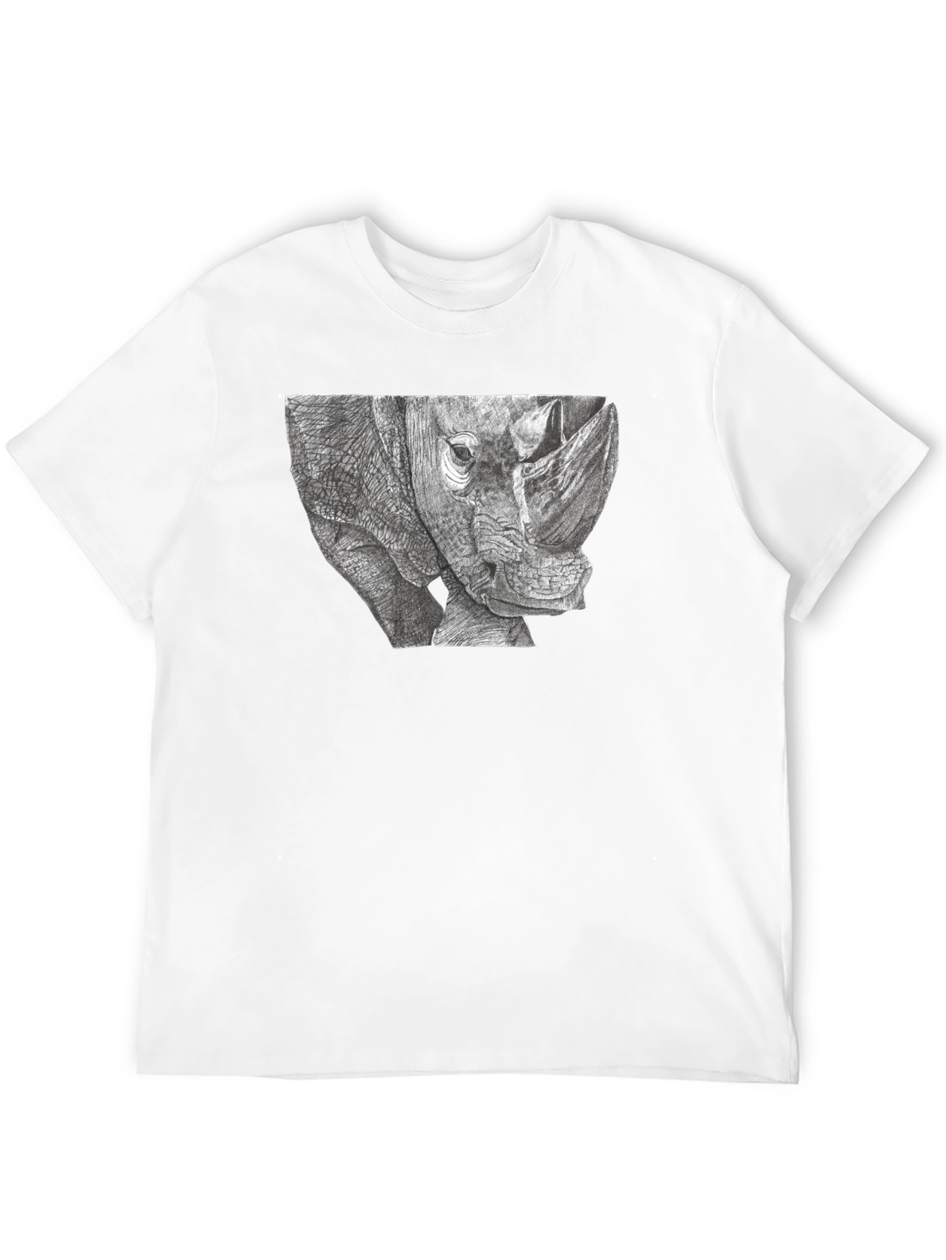 Rhino Graphic T-Shirt - Unique Animal Tee