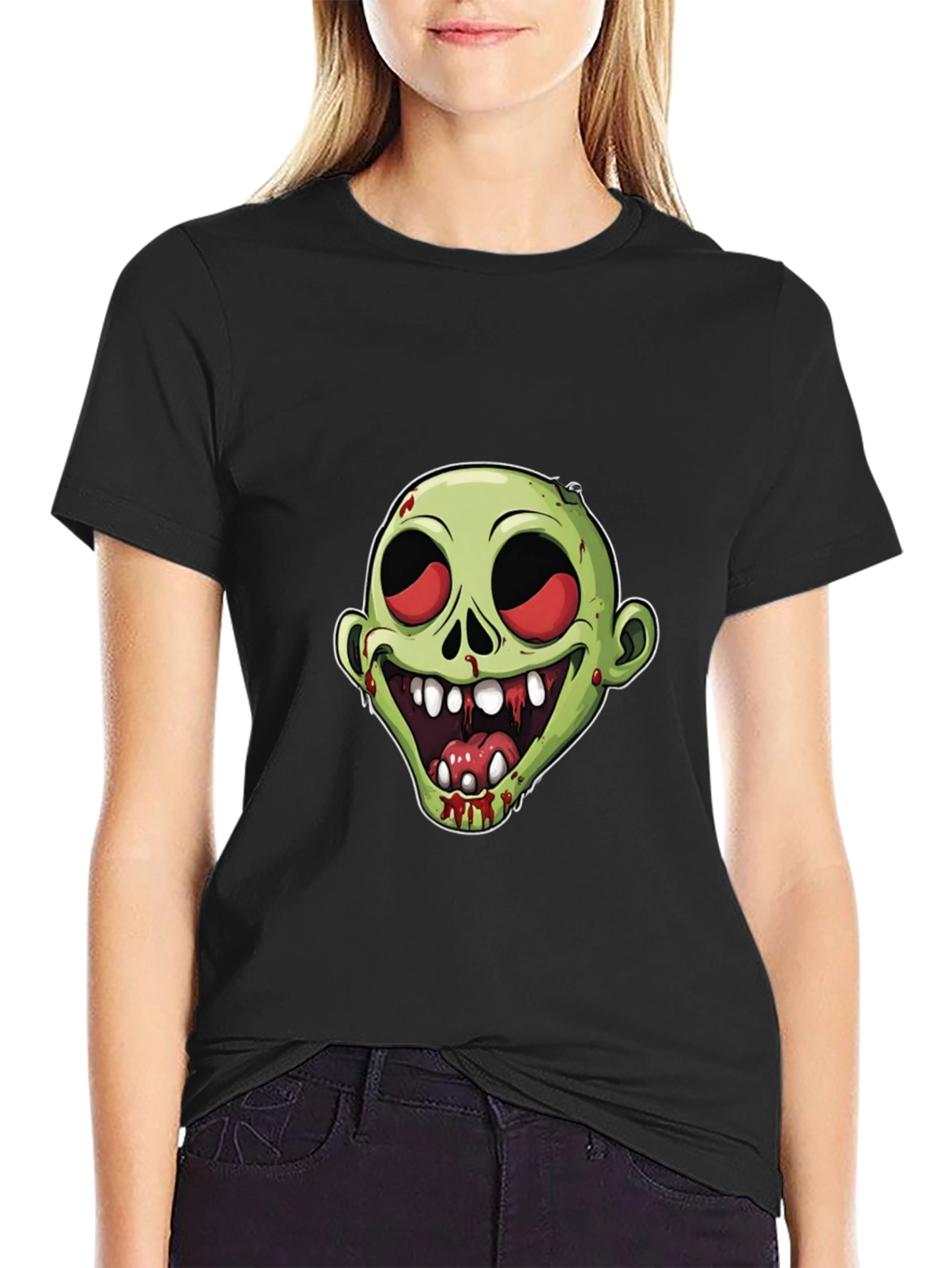 Zombie Graphic T-Shirt - Mens Black Tee