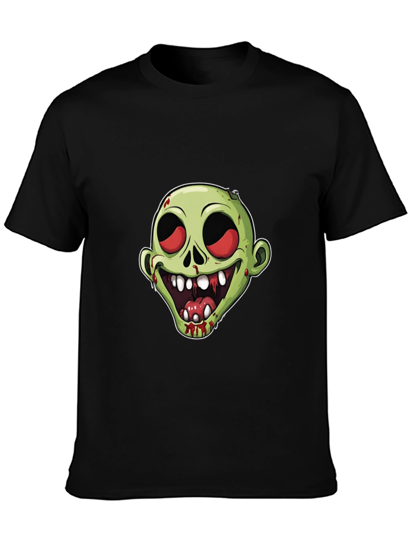 Zombie Graphic T-Shirt - Mens Black Tee
