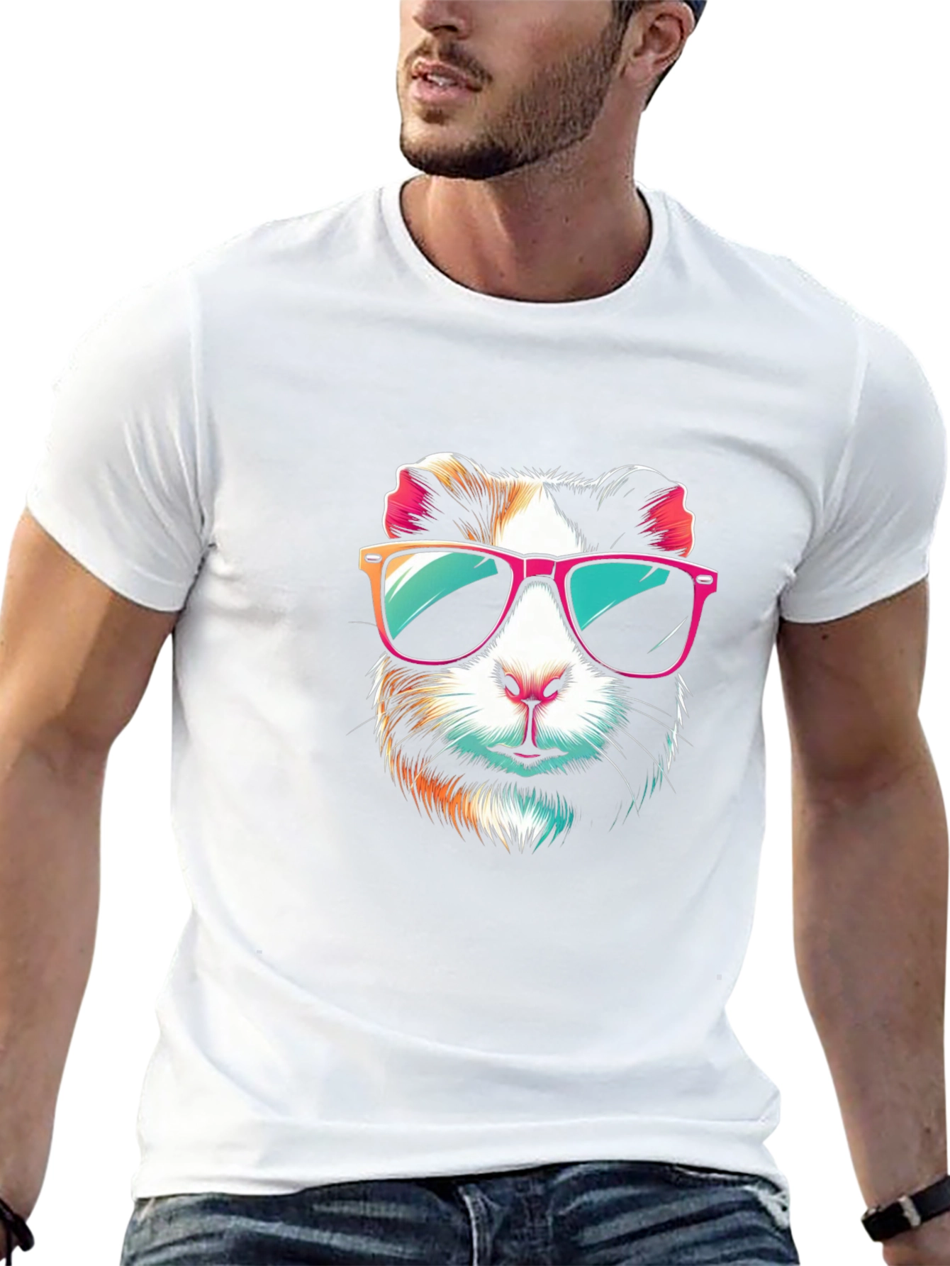 Cool Guinea Pig Graphic Tee
