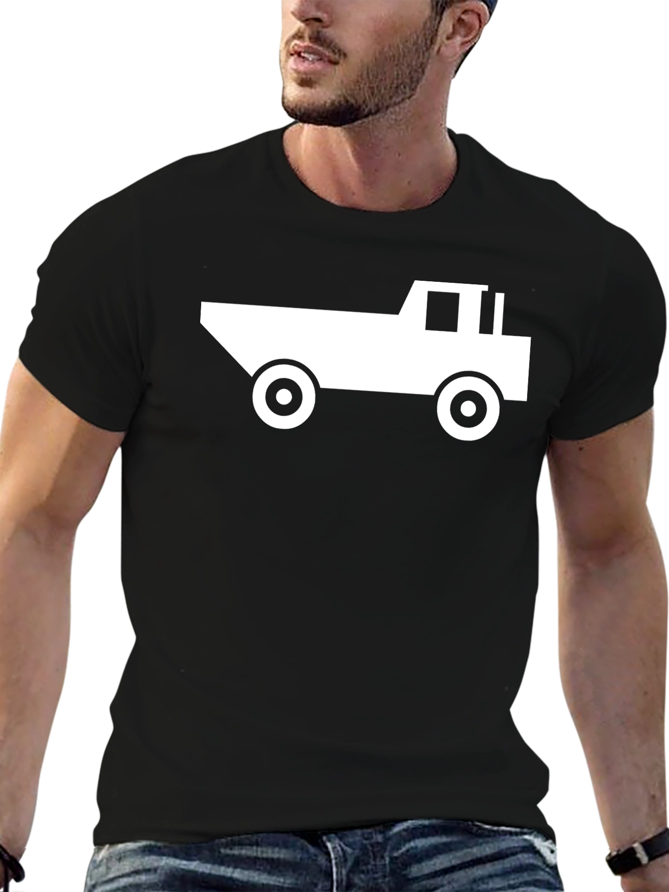 Dump Truck Graphic Tee - Black