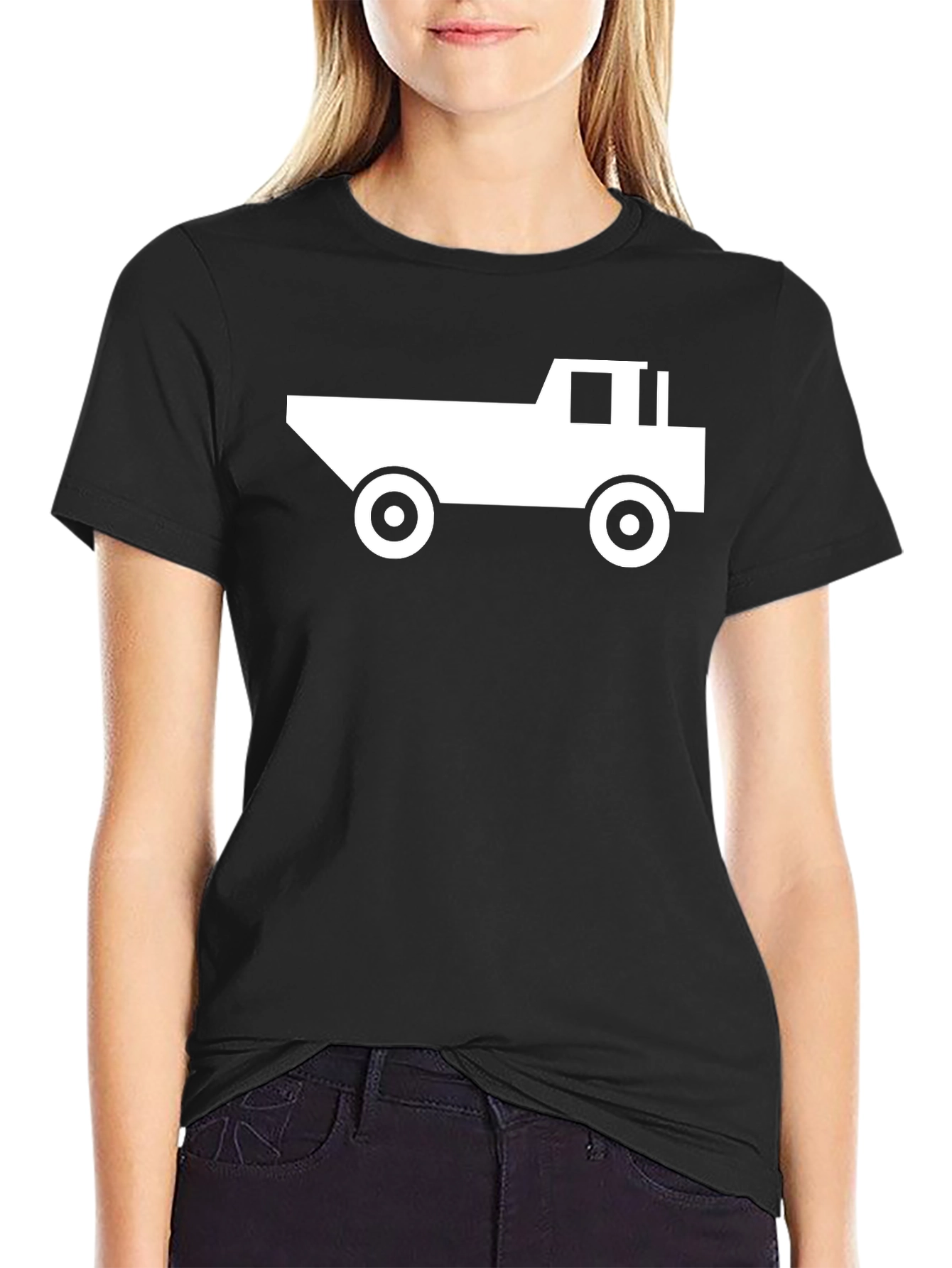 Dump Truck Graphic Tee - Black