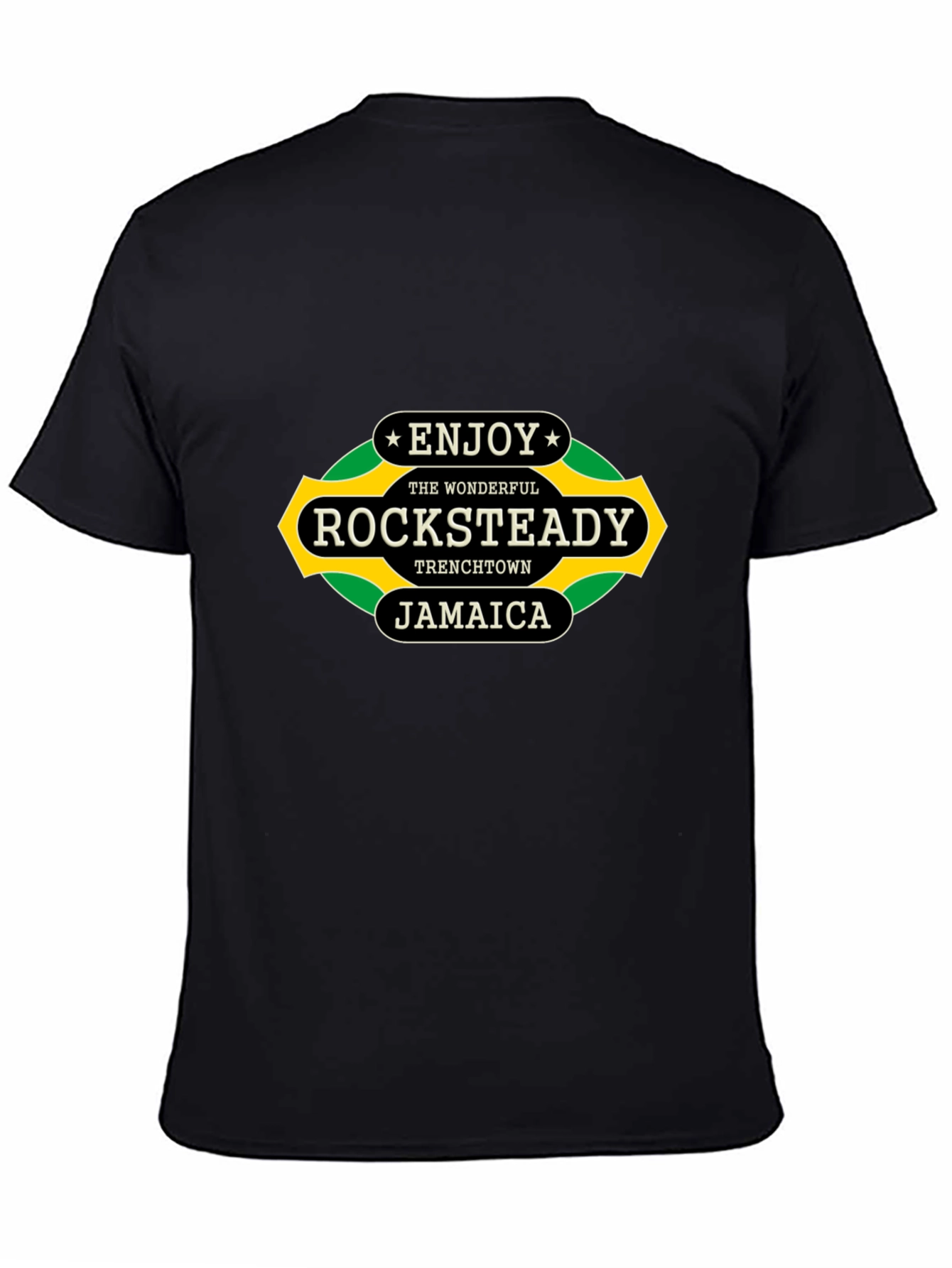 Rocksteady Jamaica Black T-Shirt