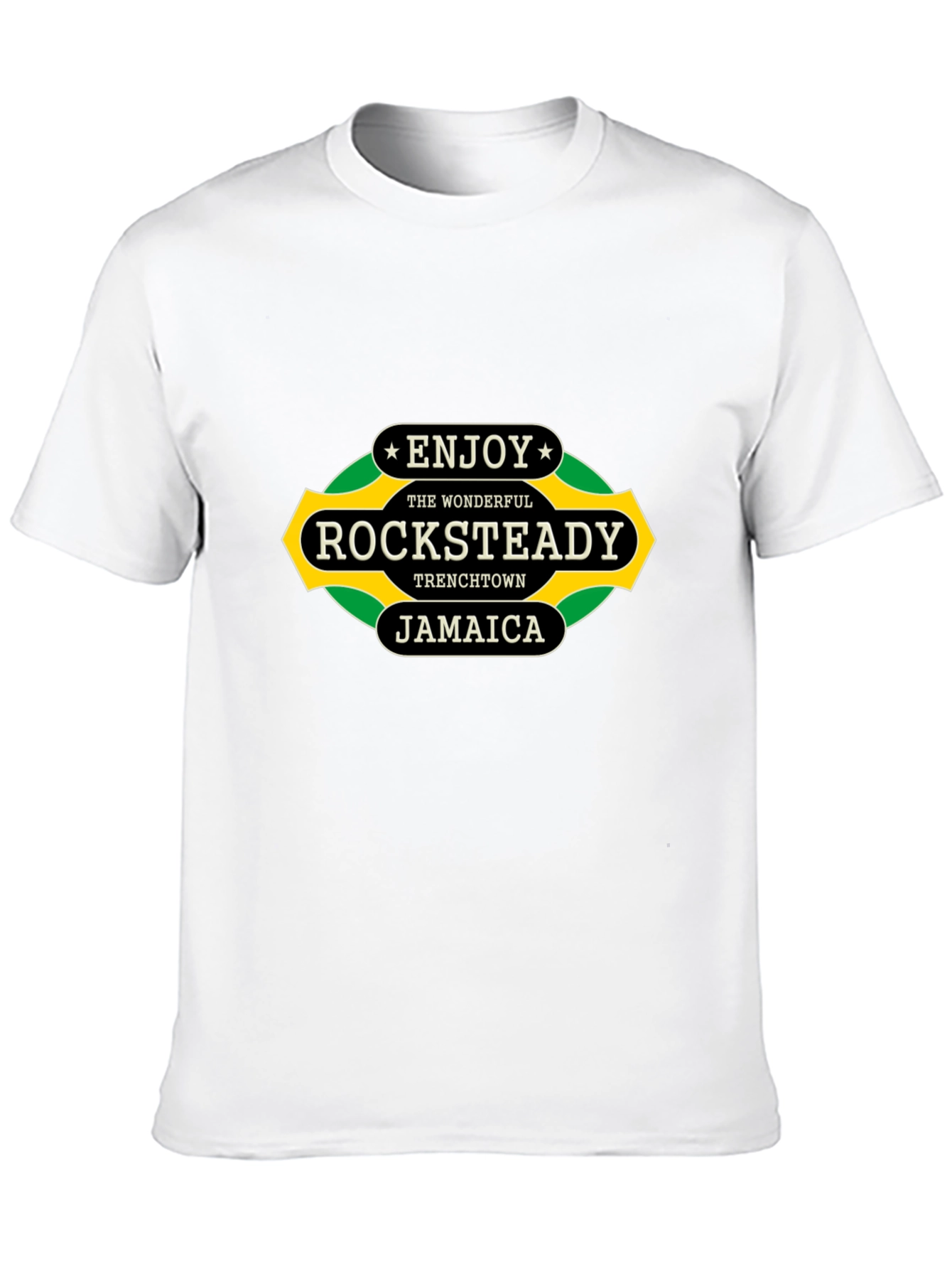 Rocksteady Jamaica Black T-Shirt