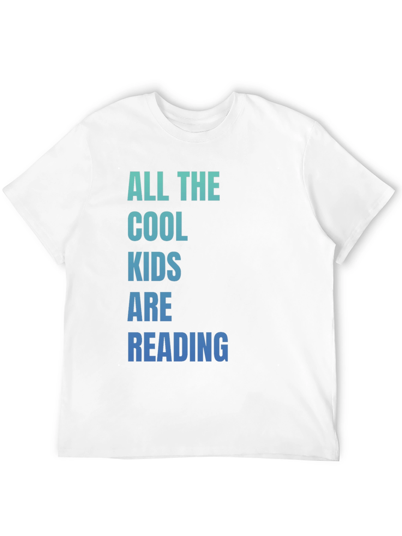 Cool Kids Reading Graphic Tee - Black Cotton T-Shirt