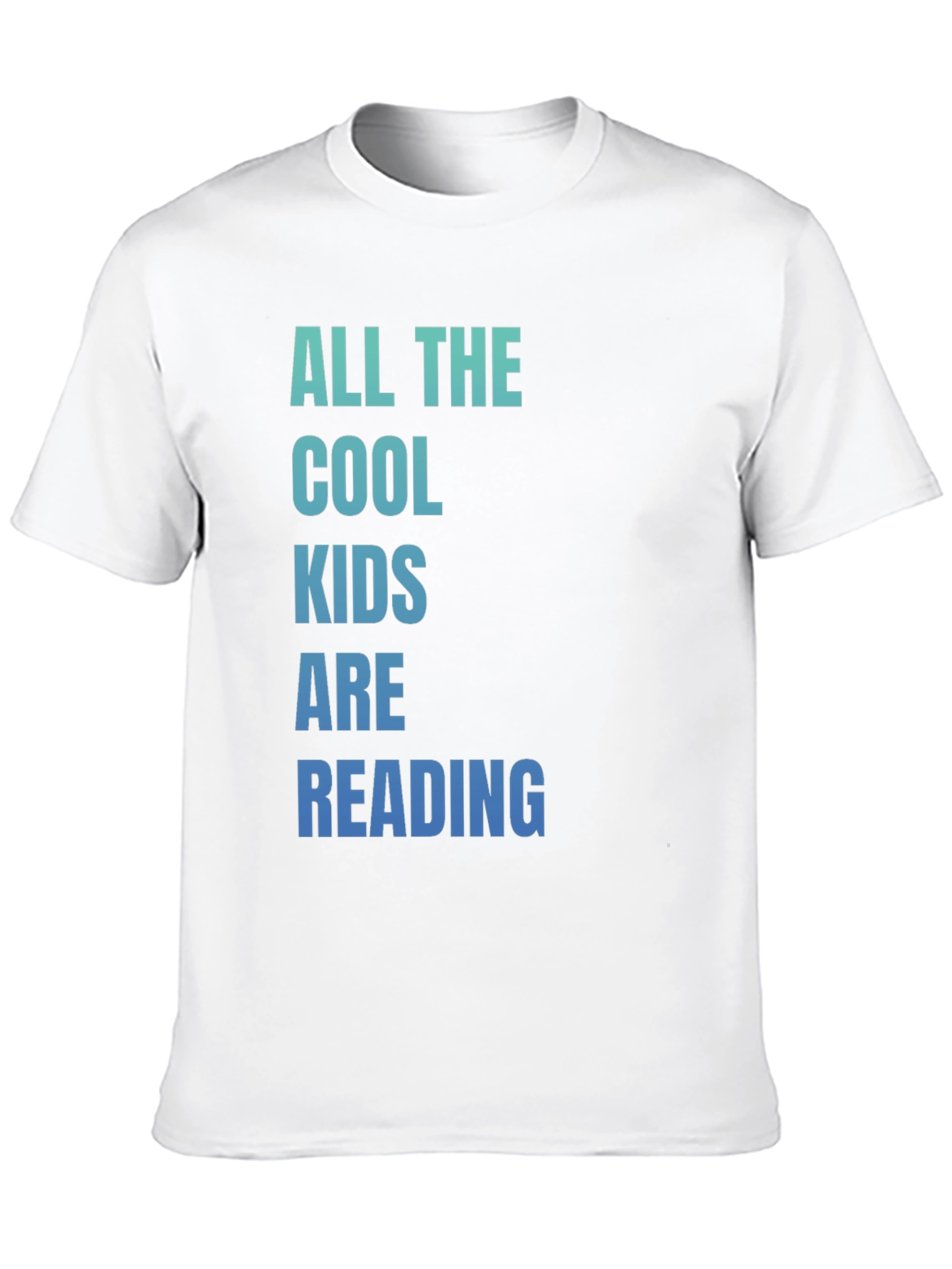 Cool Kids Reading Graphic Tee - Black Cotton T-Shirt