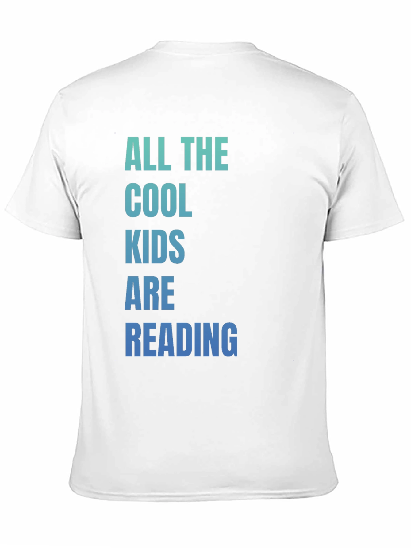Cool Kids Reading Graphic Tee - Black Cotton T-Shirt