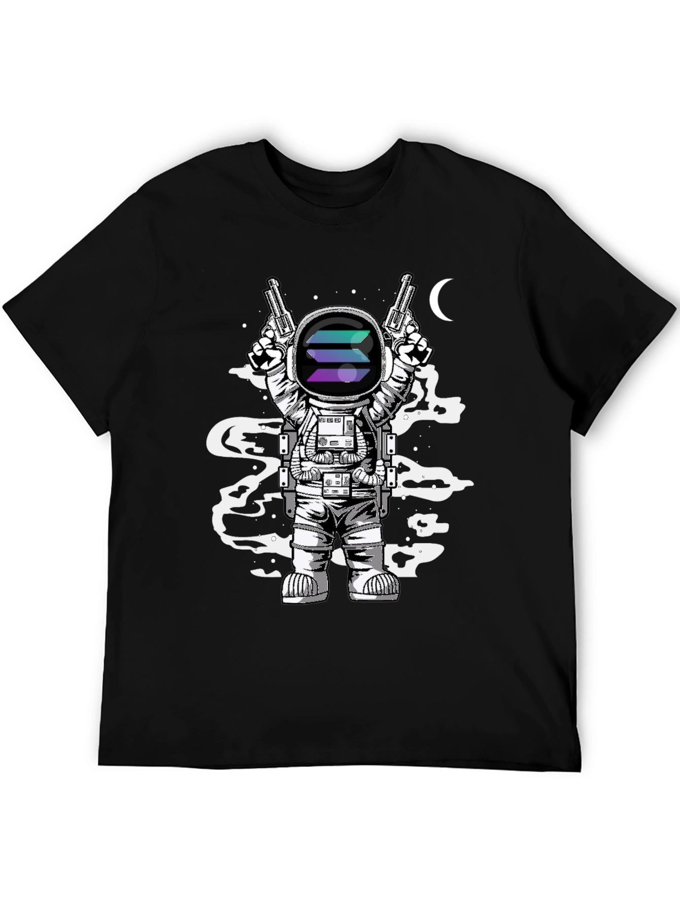 Solana Astronaut T-Shirt - Crypto Fashion