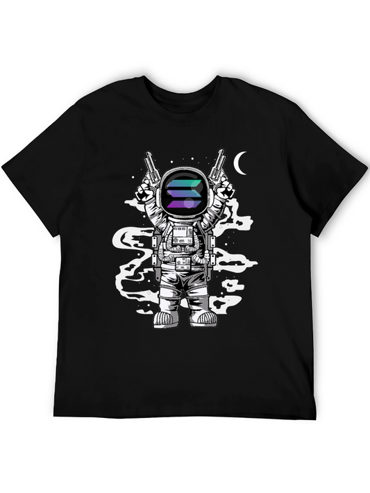 Solana Astronaut T-Shirt - Crypto Fashion