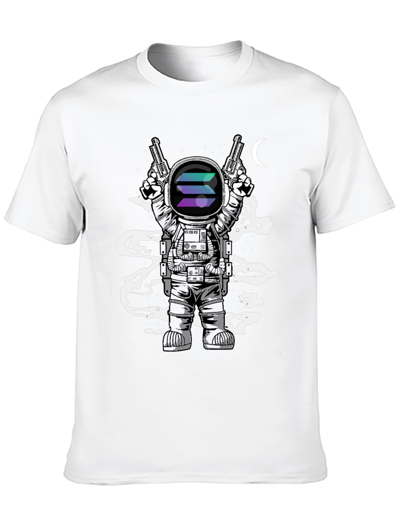 Solana Astronaut T-Shirt - Crypto Fashion
