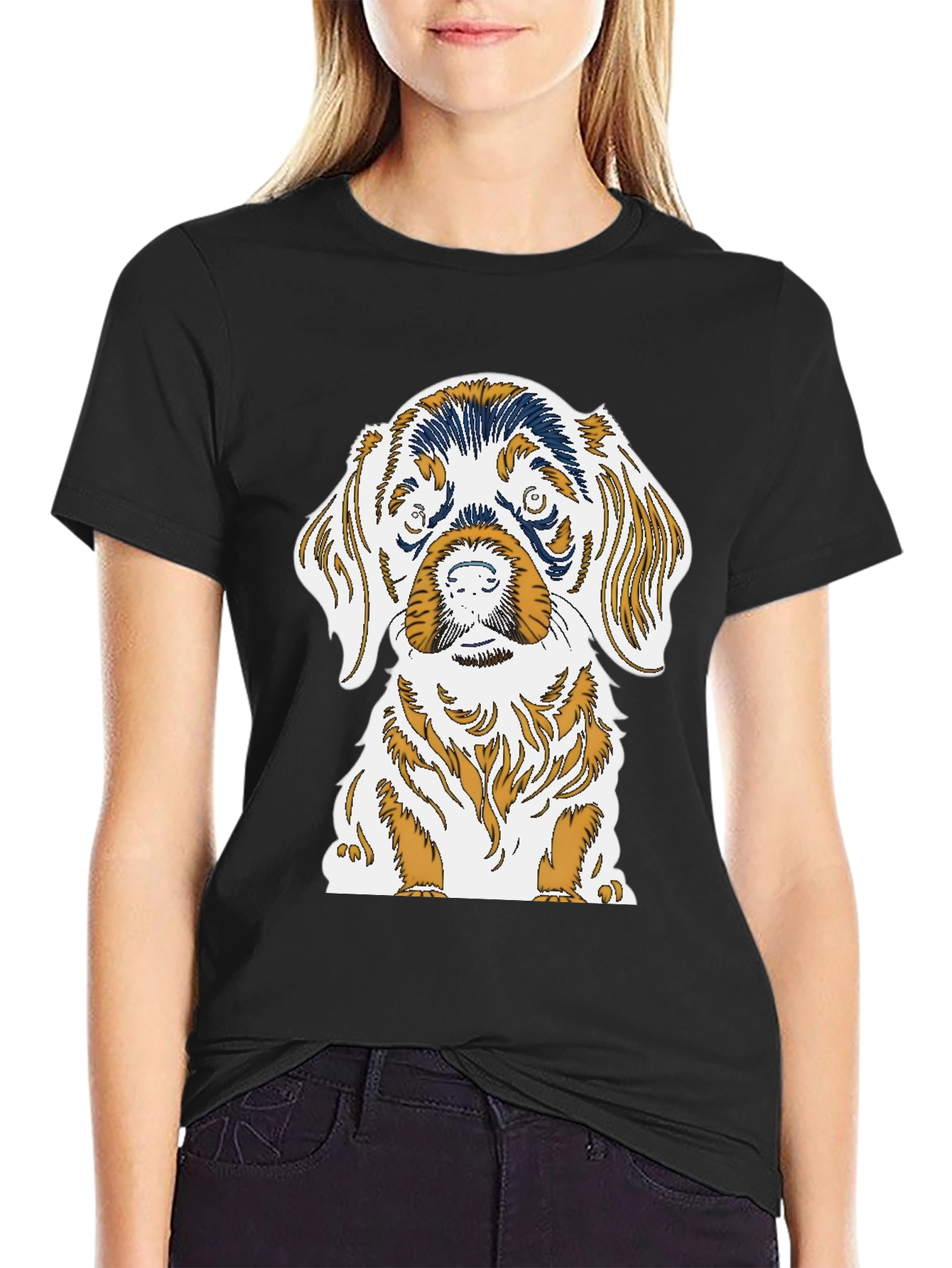 Dog Graphic Tee - Cute Puppy Print