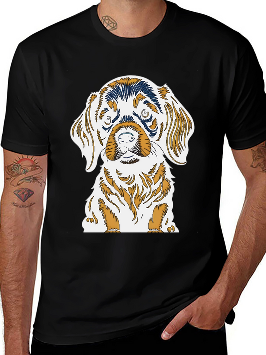Dog Graphic Tee - Cute Puppy Print