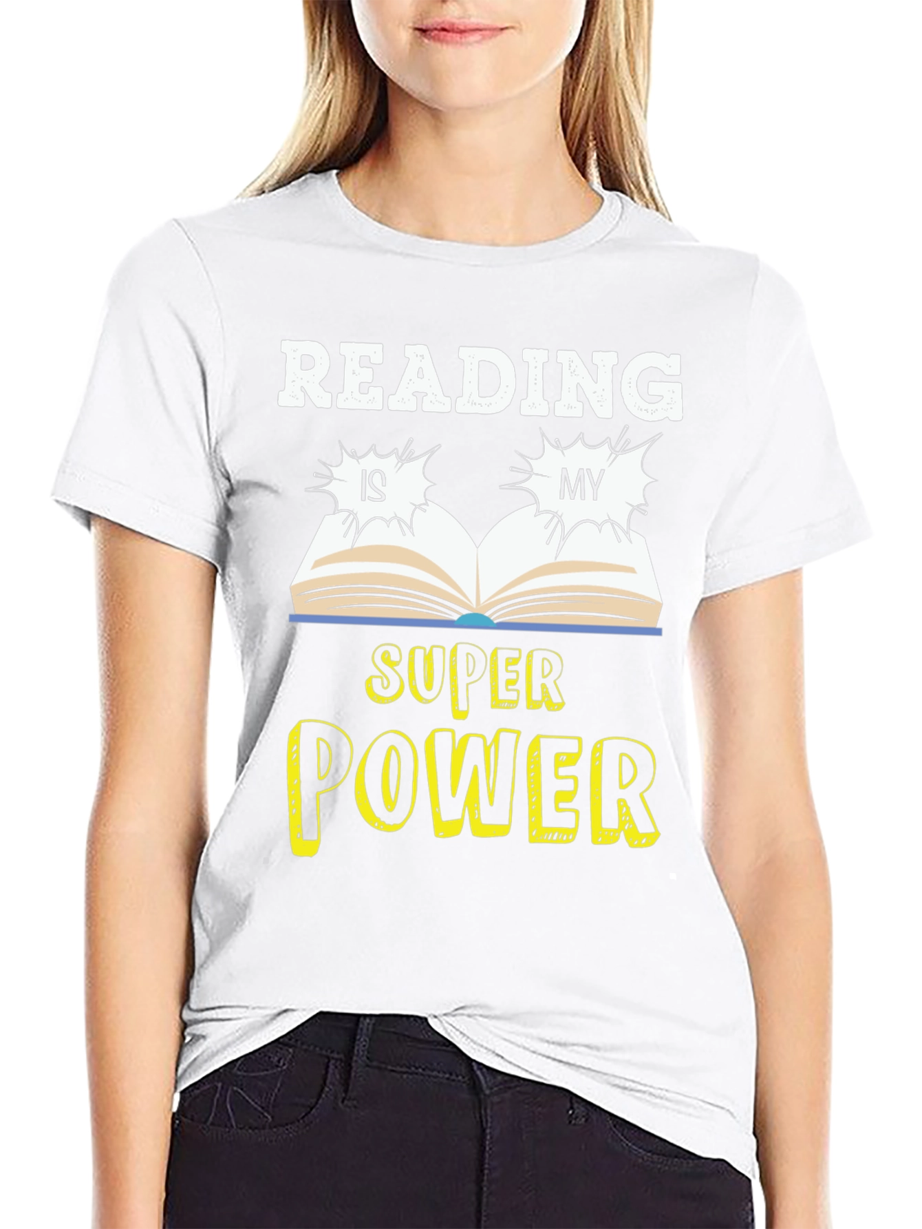 Reading is My Superpower Graphic Tee