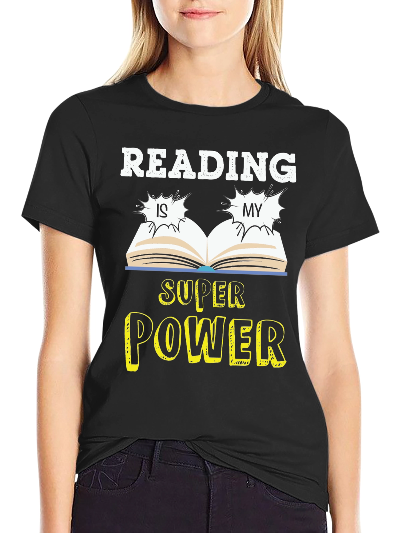 Reading is My Superpower Graphic Tee