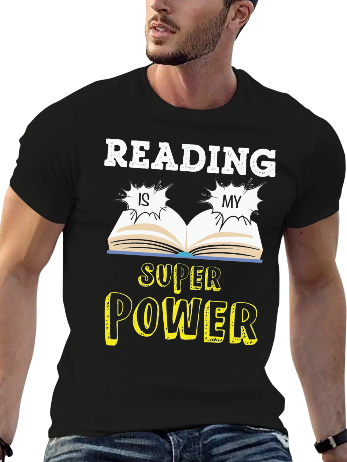Reading is My Superpower Graphic Tee