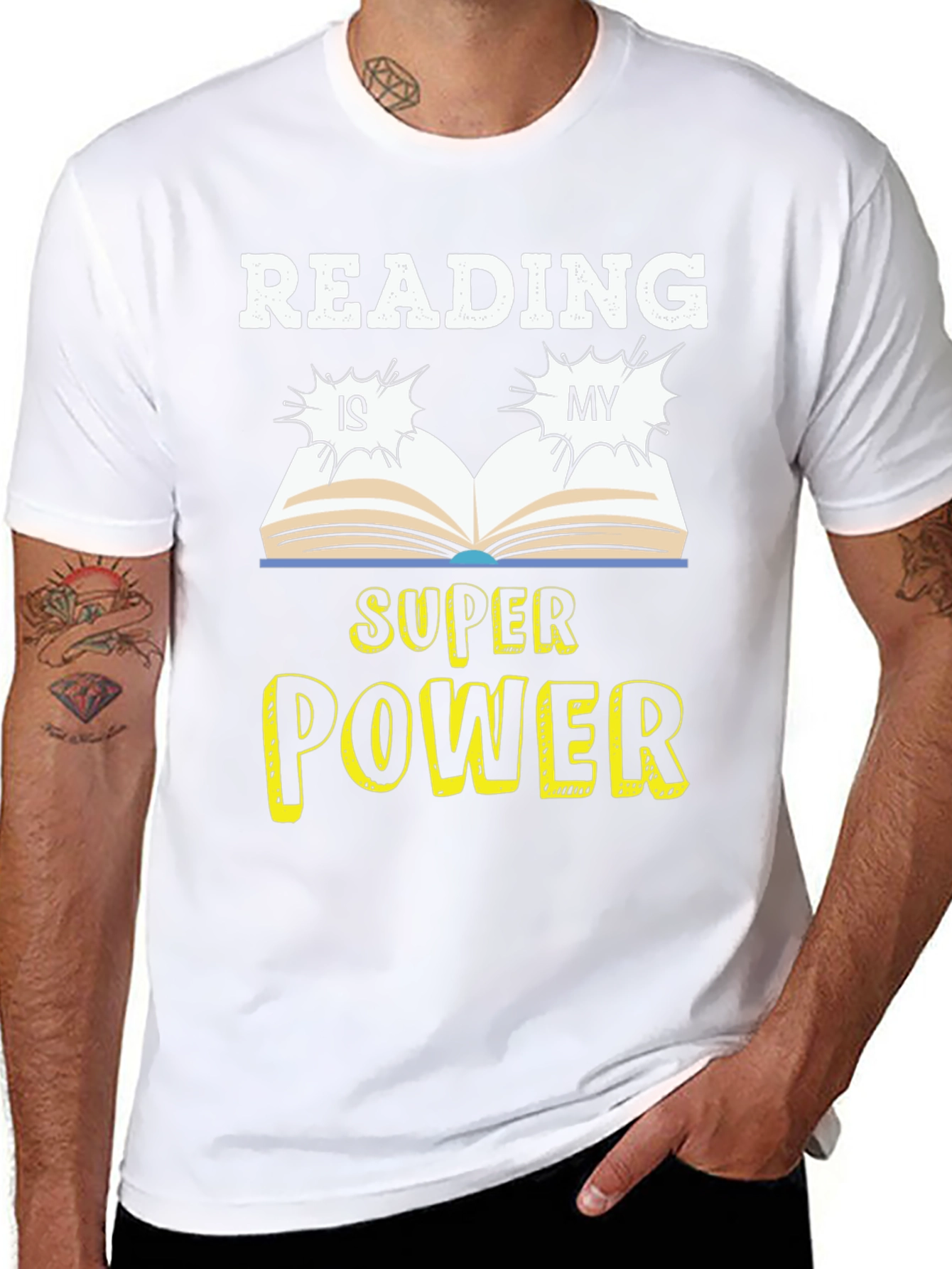 Reading is My Superpower Graphic Tee