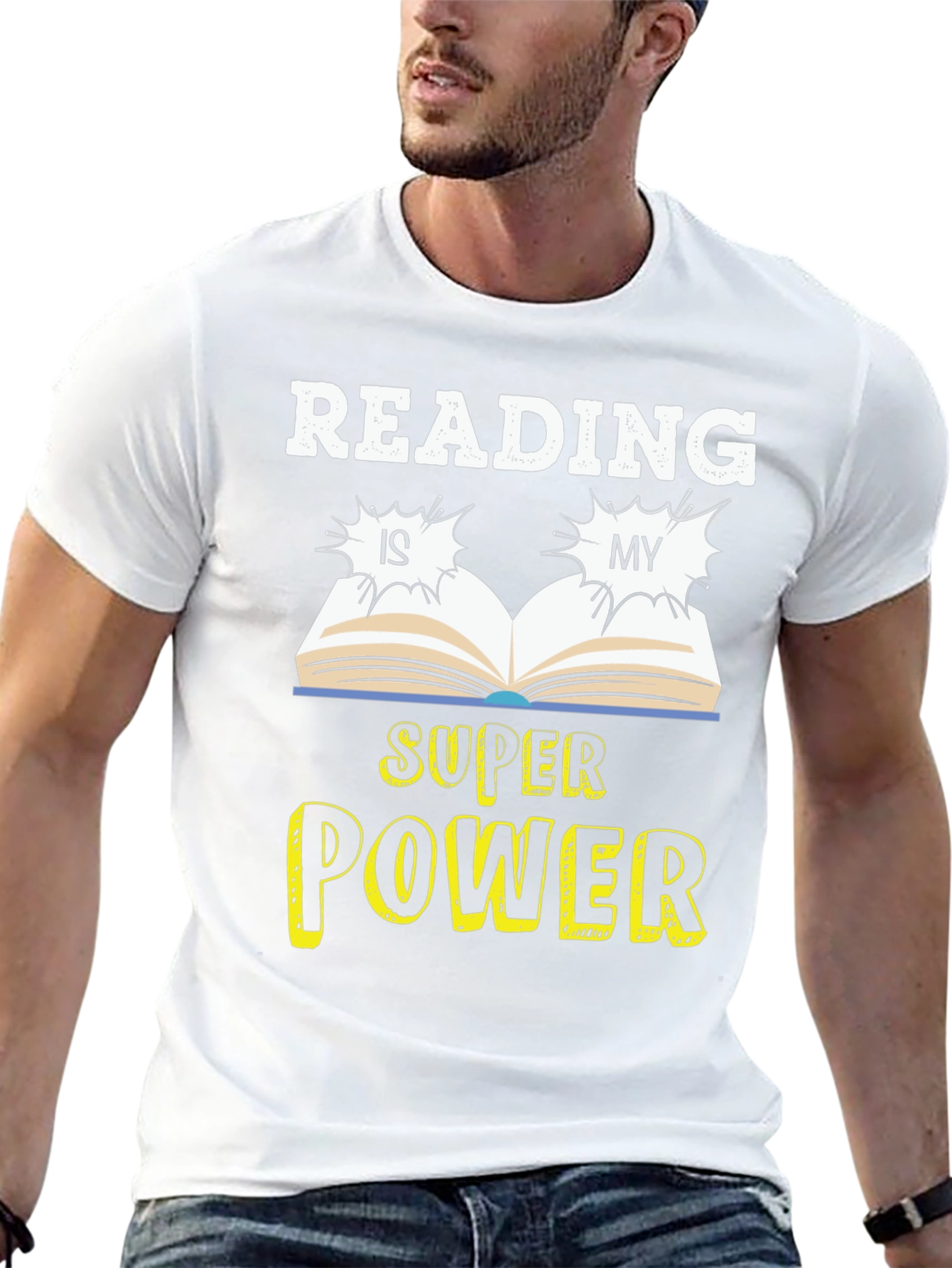 Reading is My Superpower Graphic Tee