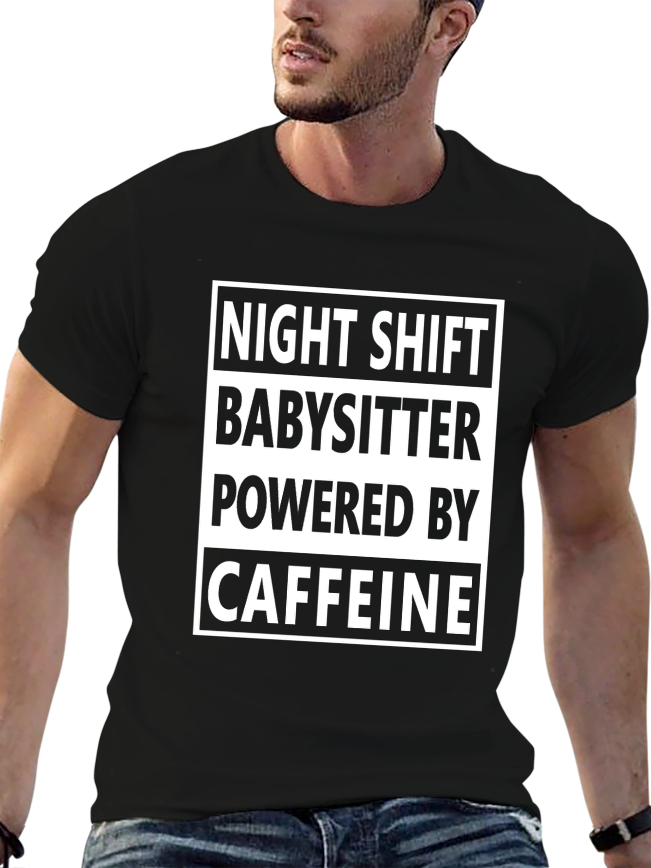 Night Shift Babysitter Caffeine T-Shirt