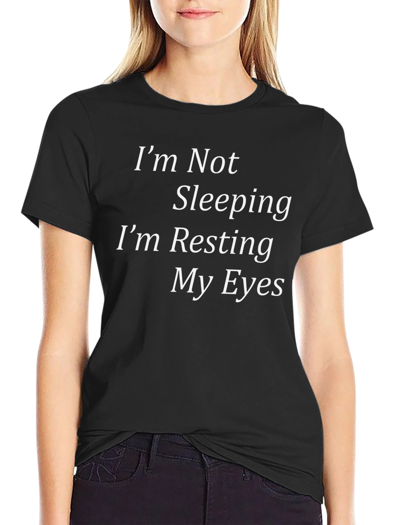 Funny Resting My Eyes Graphic T-Shirt