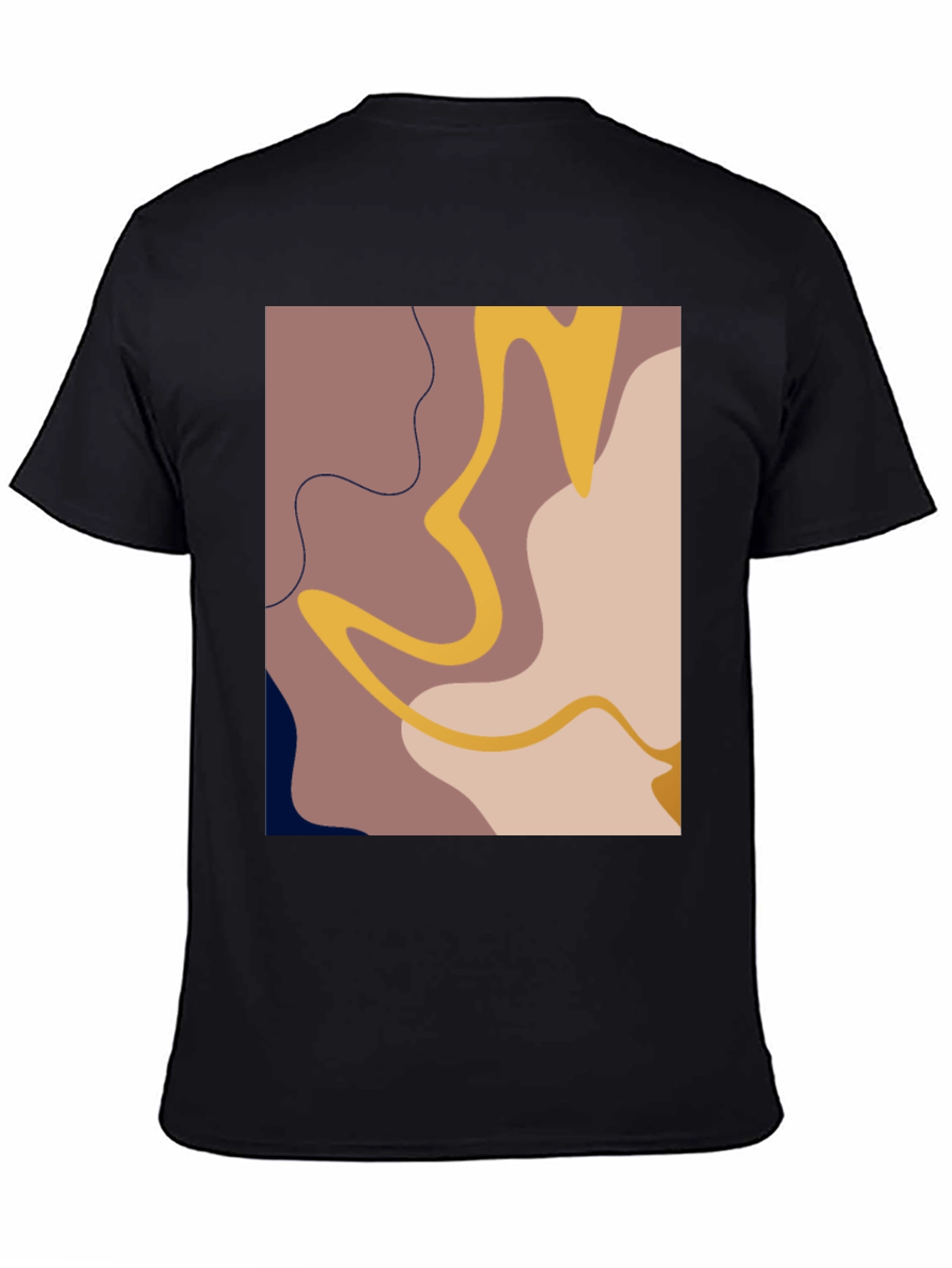 Abstract Graphic Print T-Shirt - Modern Art Tee