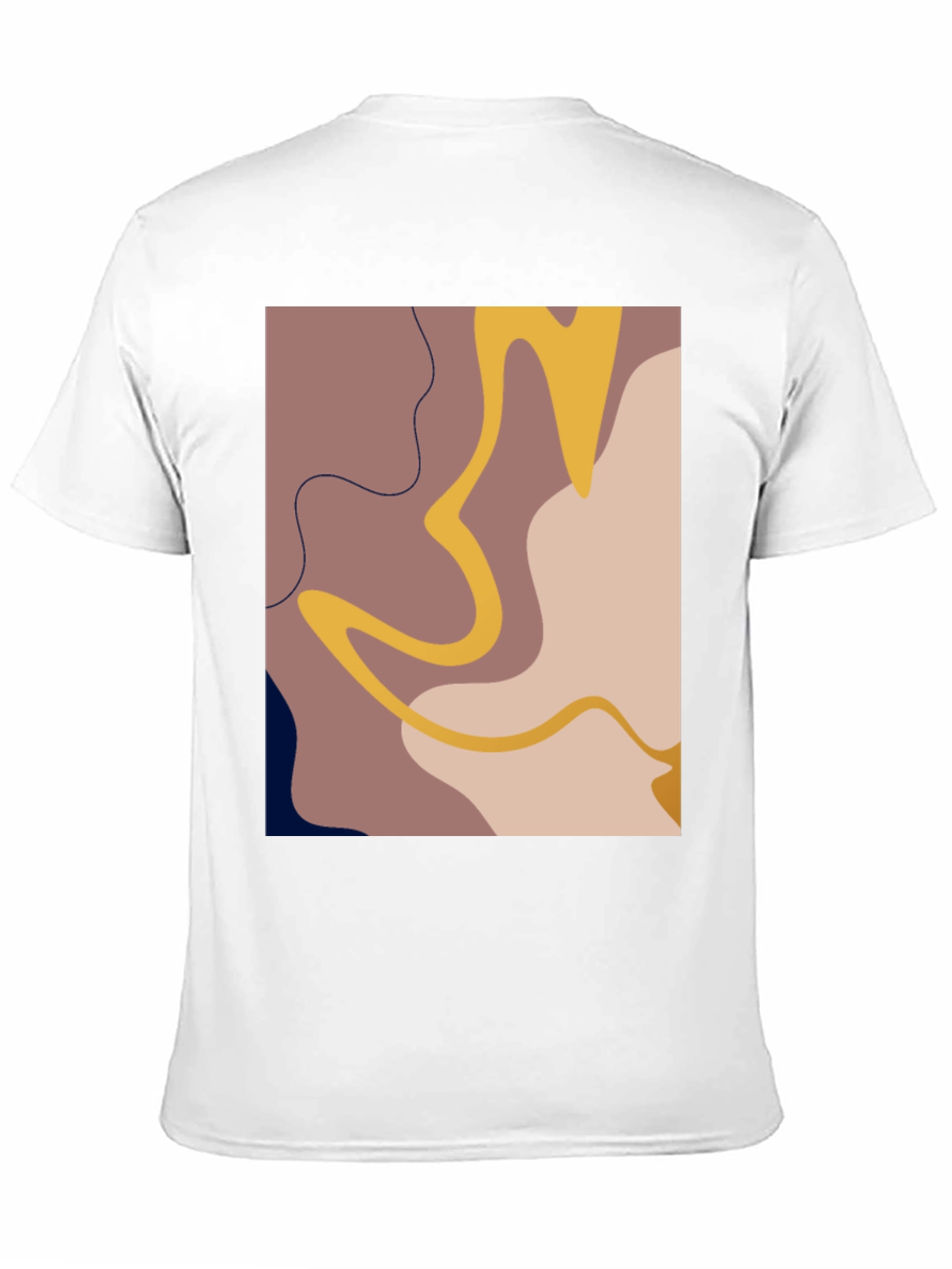 Abstract Graphic Print T-Shirt - Modern Art Tee