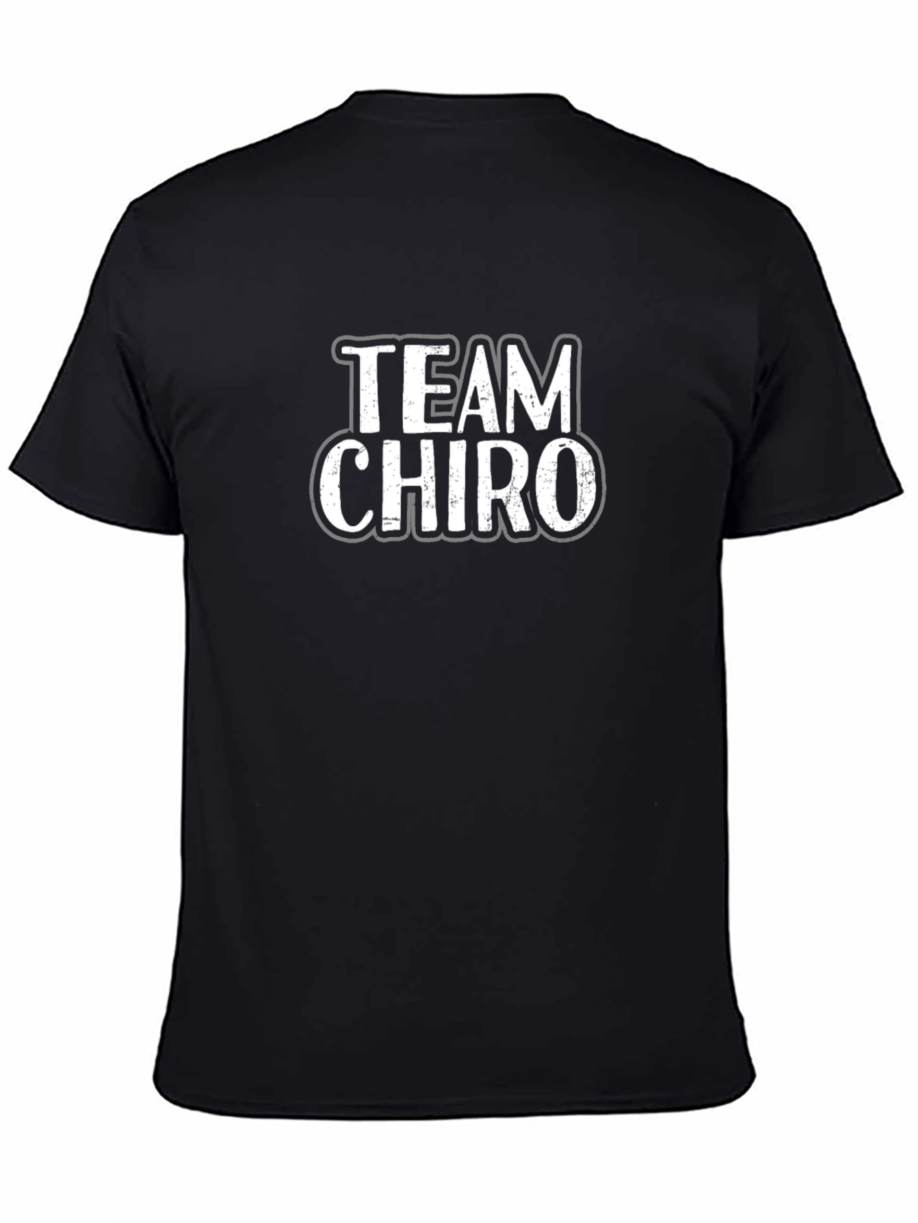 Team Chiro Black Graphic T-Shirt