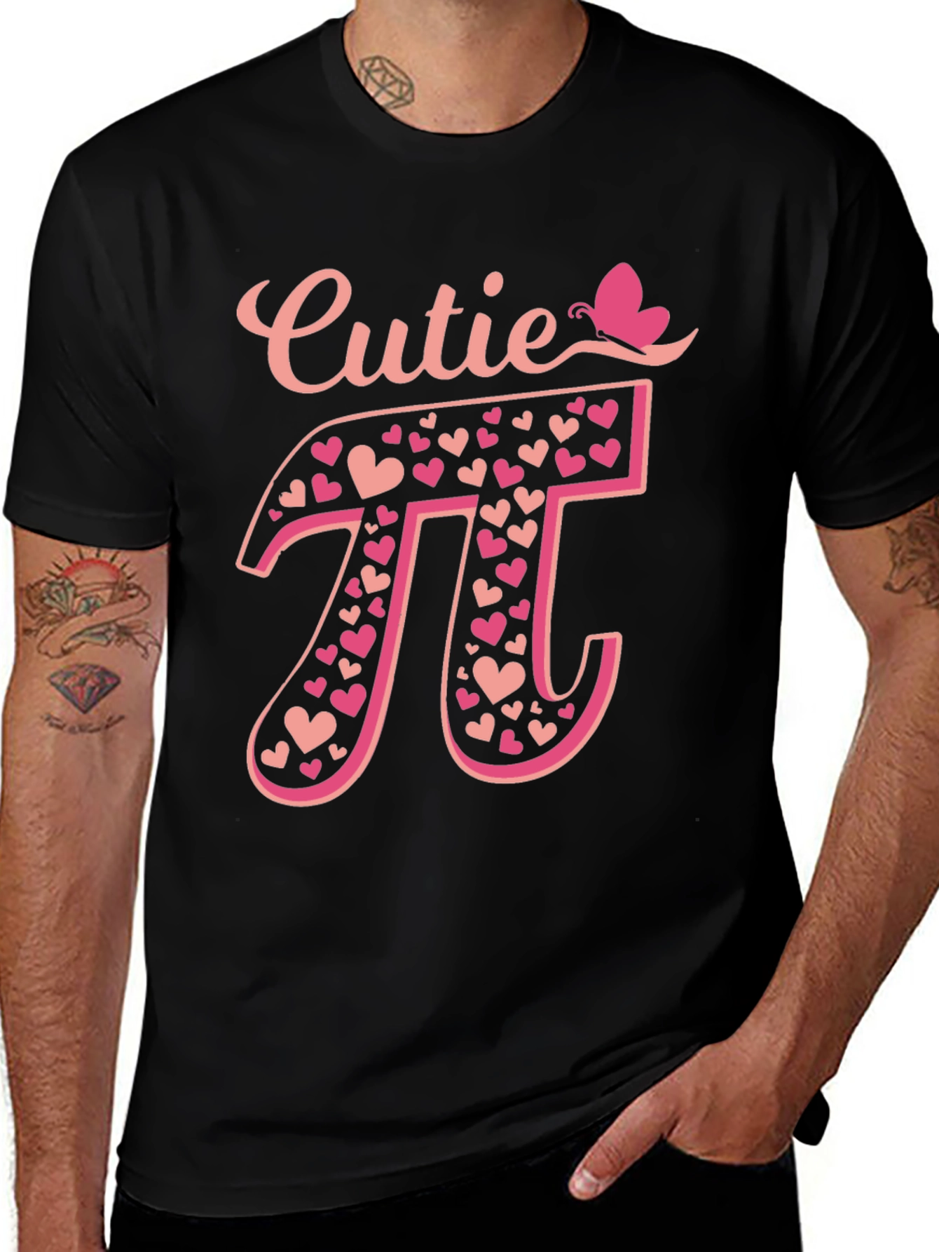 Cutie Pi Heart Valentines Day T-Shirt