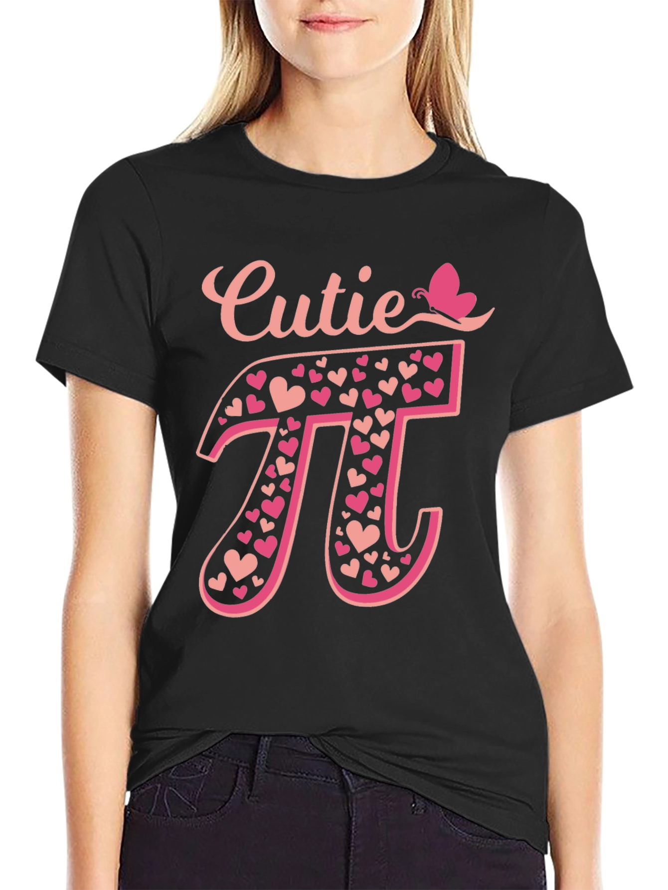 Cutie Pi Heart Valentines Day T-Shirt