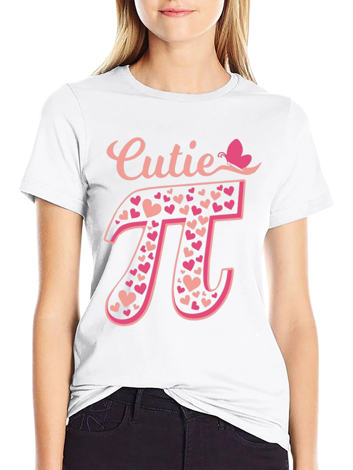 Cutie Pi Heart Valentines Day T-Shirt