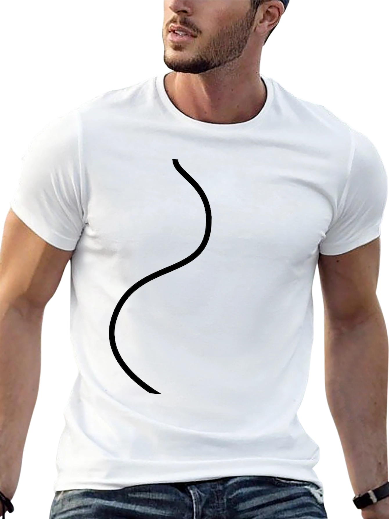 Classic Black Crew Neck T-Shirt