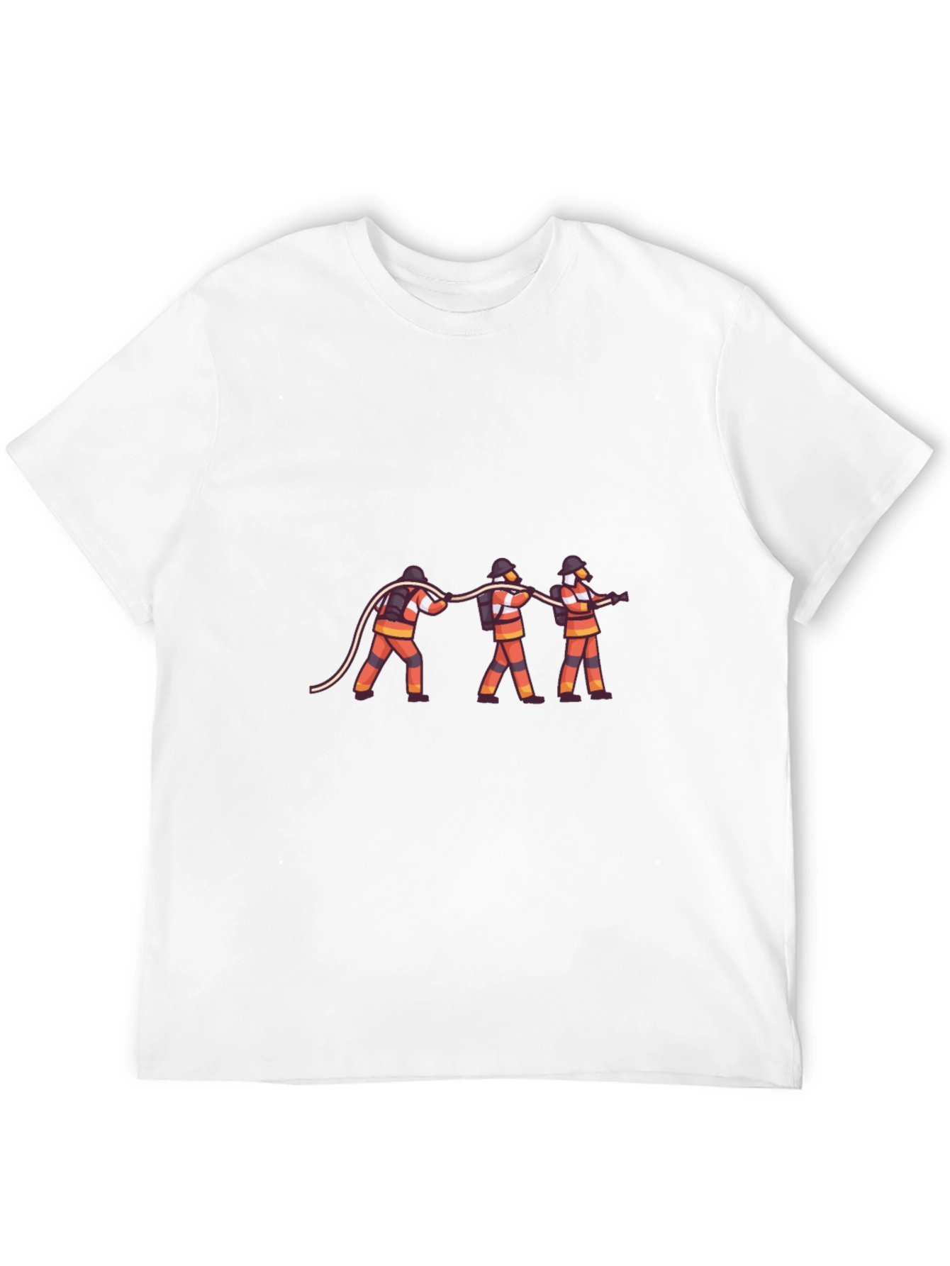 Firefighter Crew Black T-Shirt