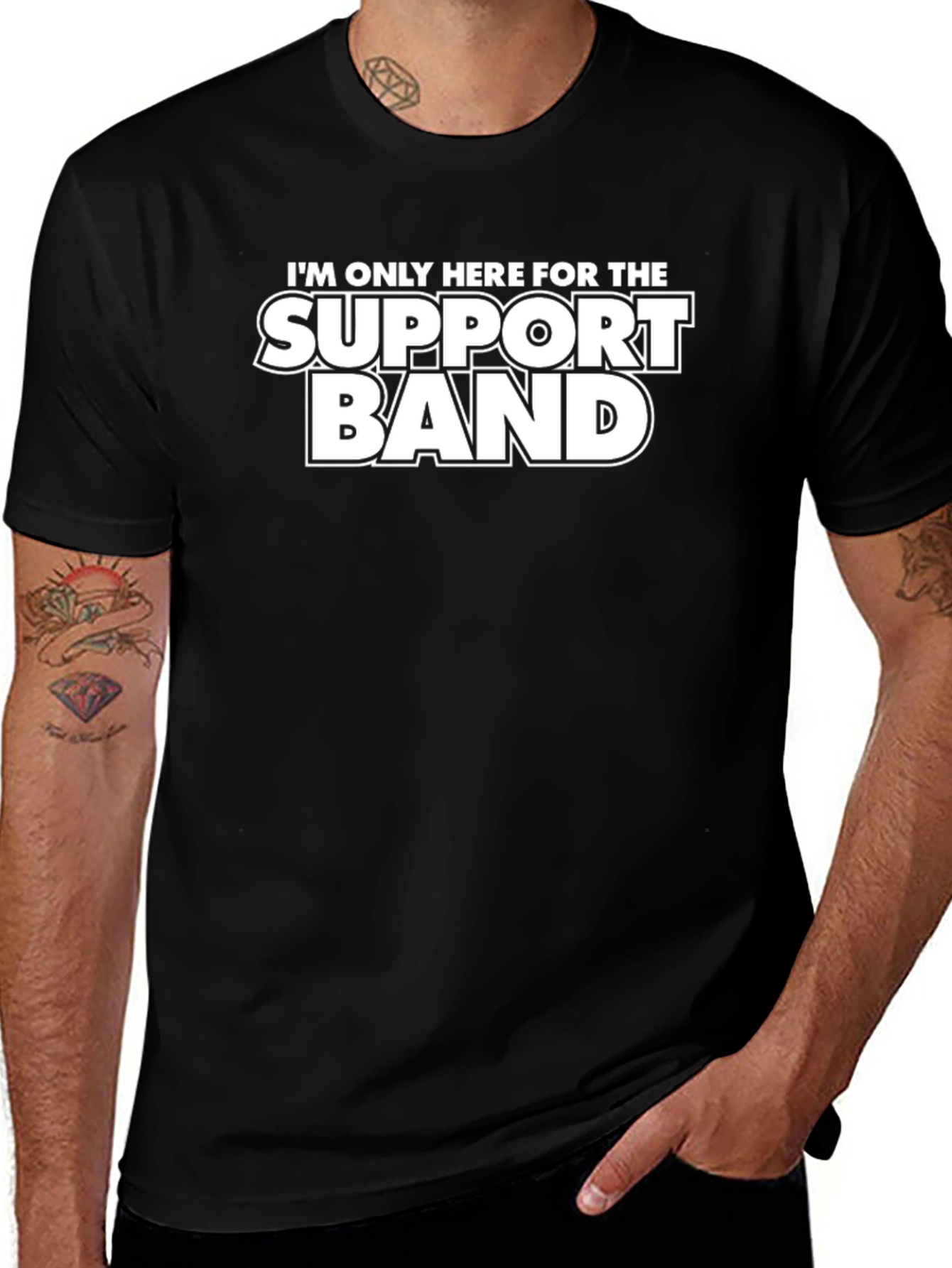 Support Band Tee - Funny Concert T-Shirt