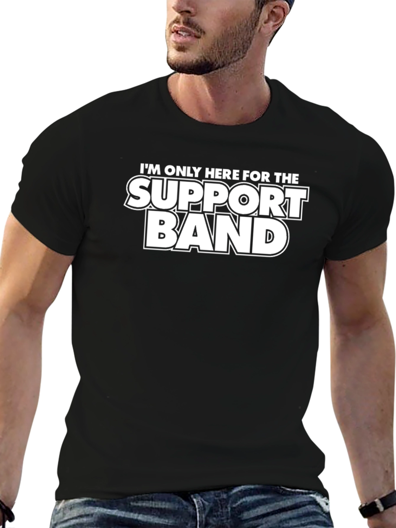 Support Band Tee - Funny Concert T-Shirt
