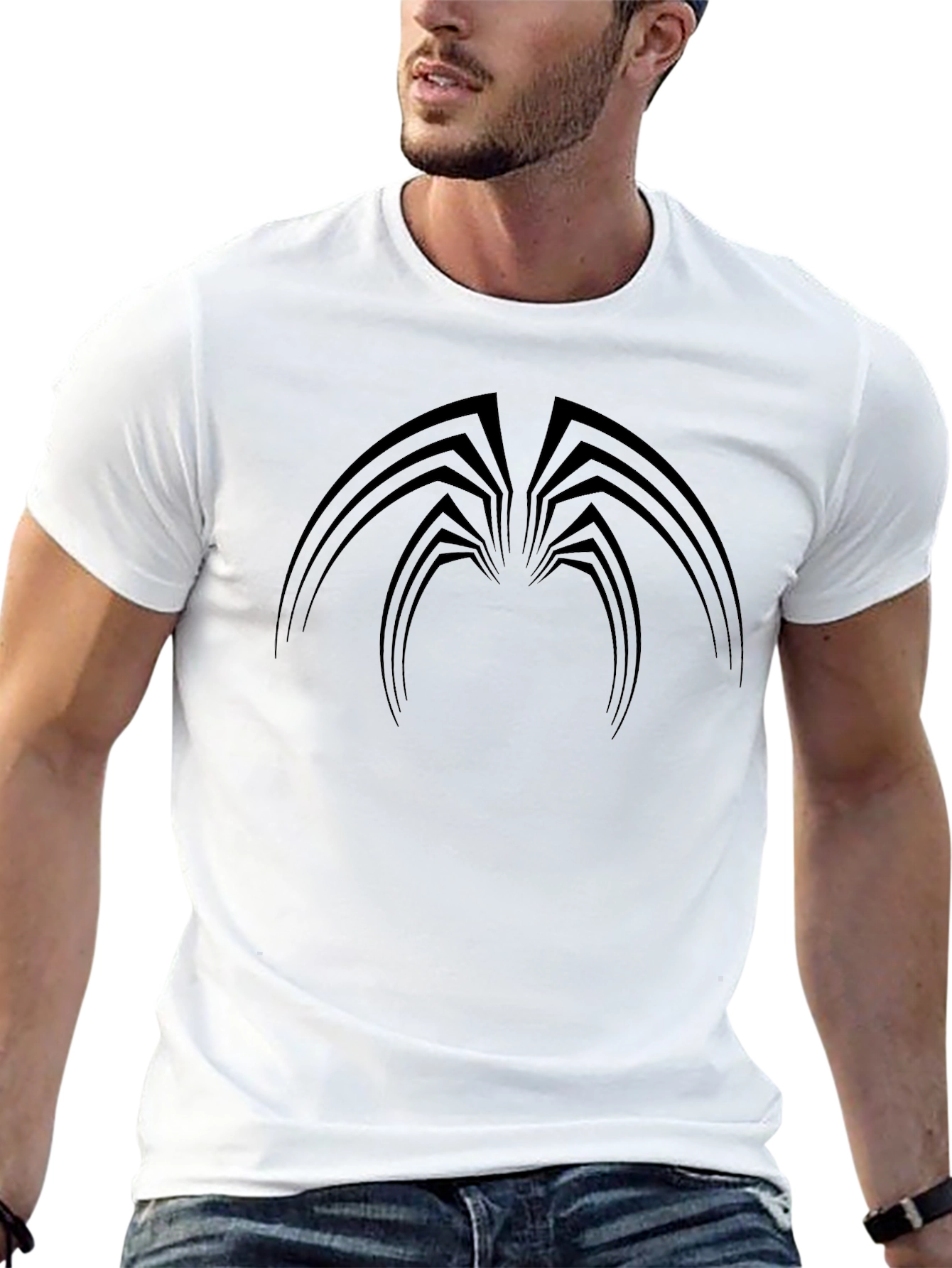 Venom Spider Logo Black T-Shirt